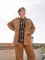 Exxcellent Gabby Jacket Cognac