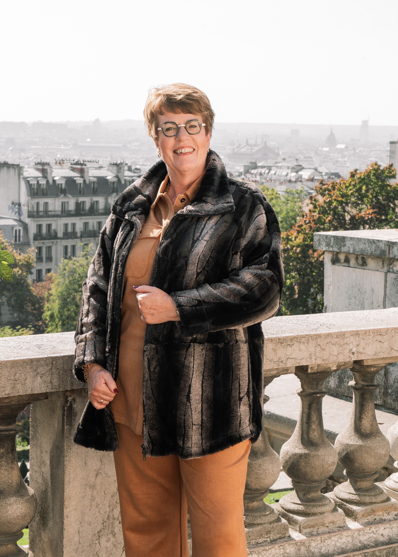 Ophilia Charlotte Funfur Teddy Brown Maat 2