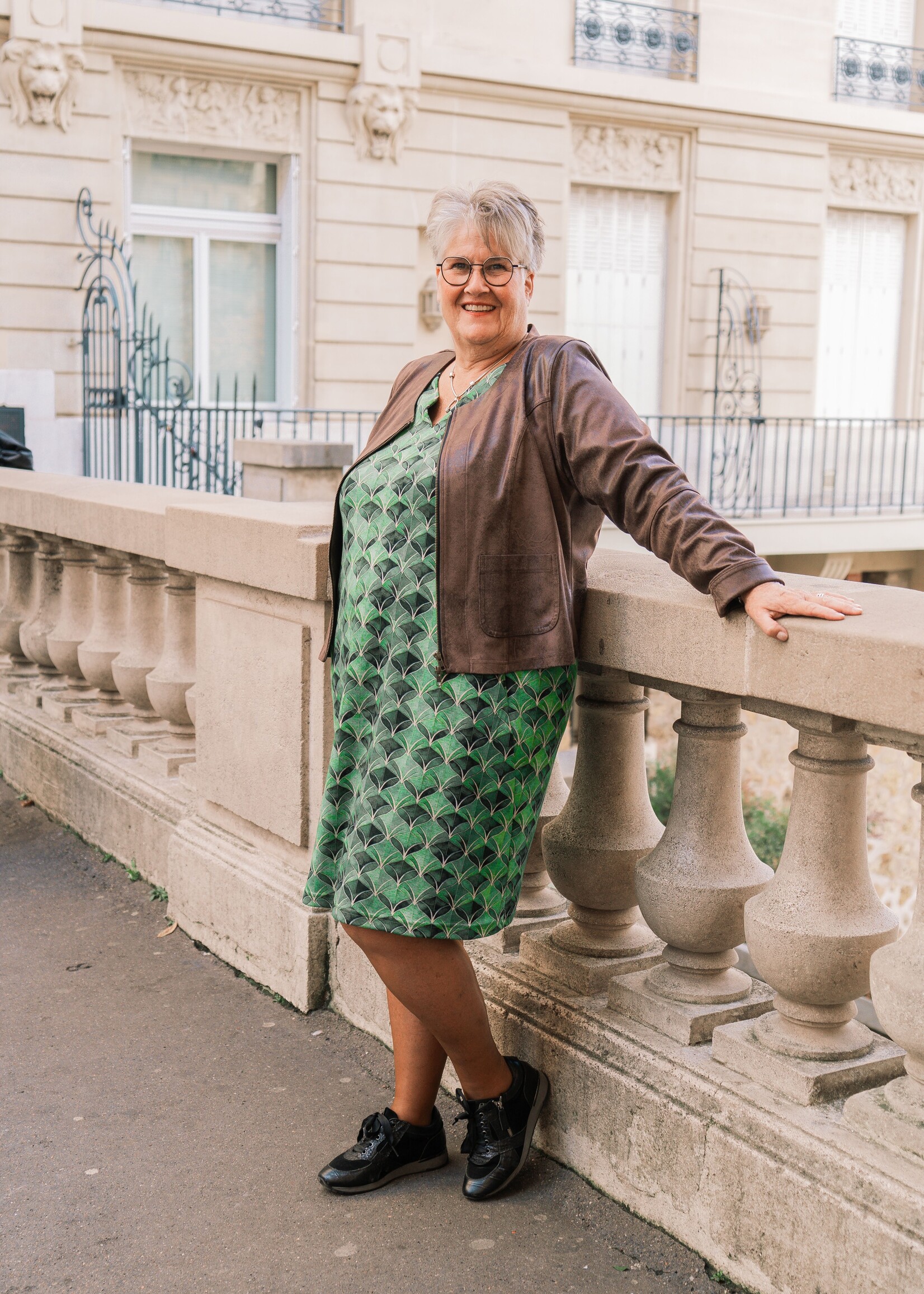 Ophilia Lara Leather Expresso Maat 1