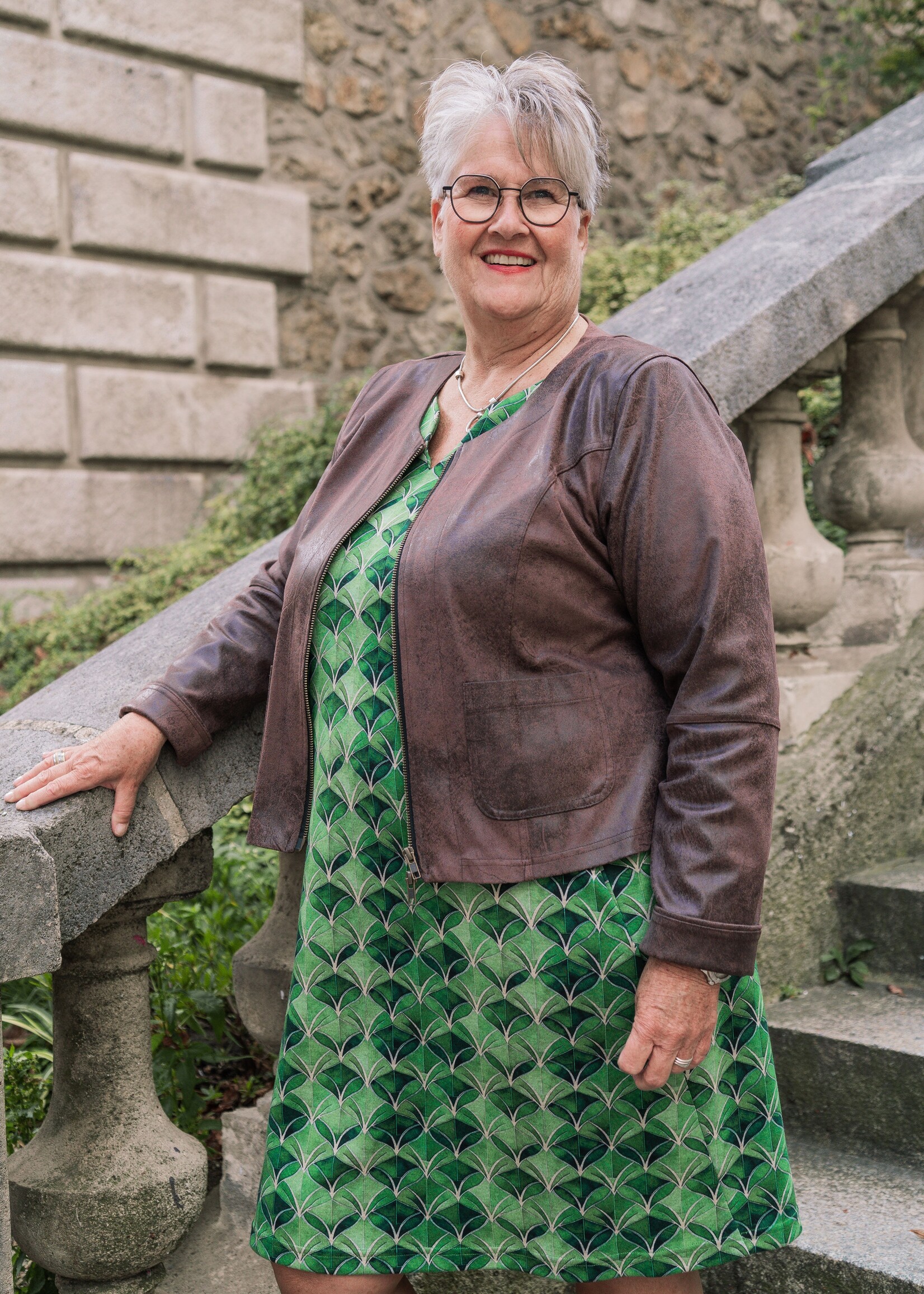 Ophilia Lara Leather Expresso Maat 1