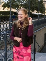 Teddy Gilet Pip Brown