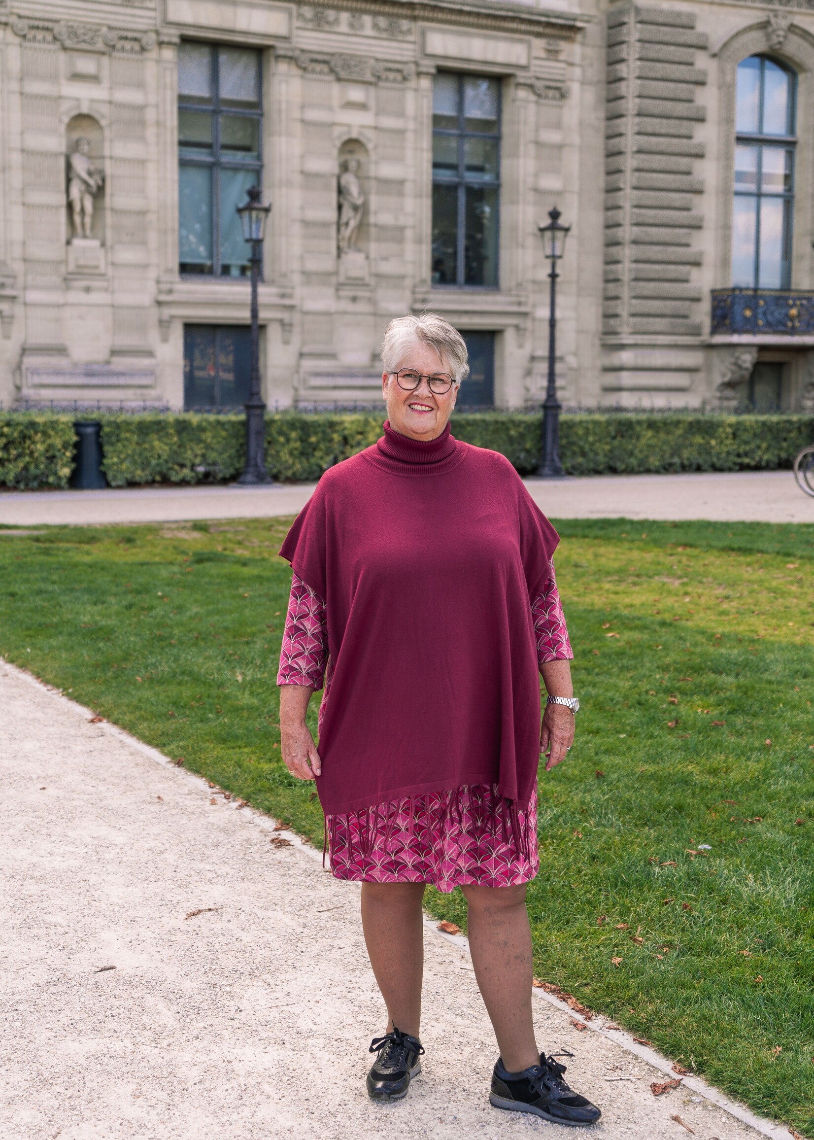 LA FIANCEE Poncho Pat Acajou