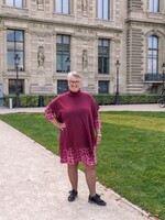 LA FIANCEE Poncho Pat Acajou