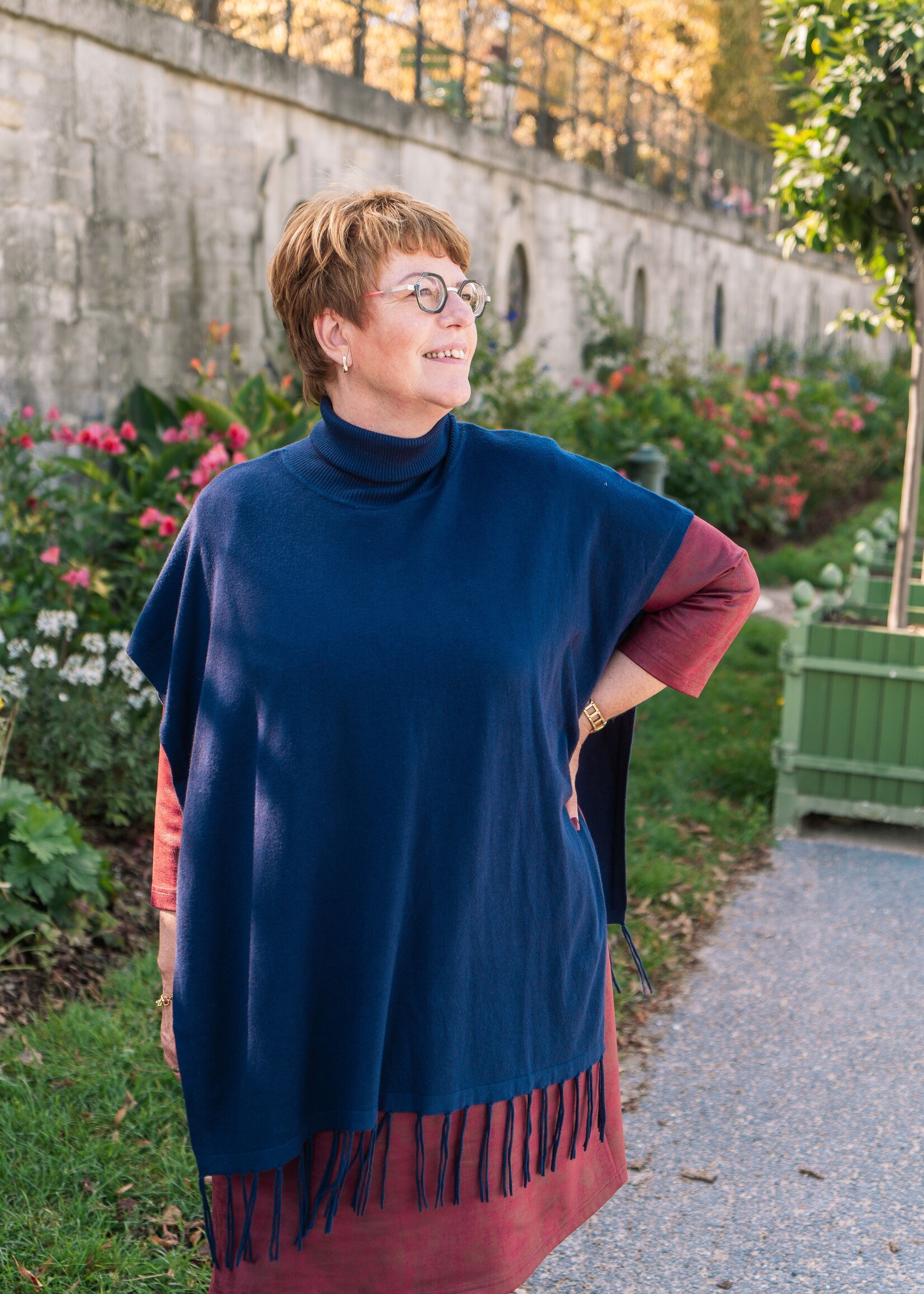 LA FIANCEE Poncho Pat Marine