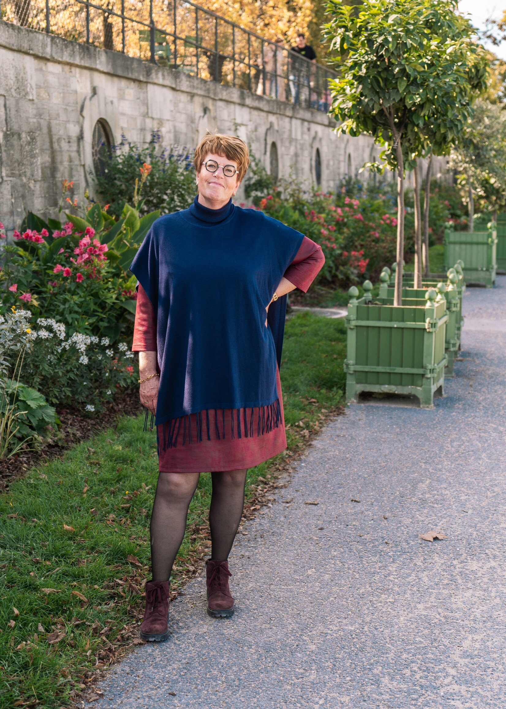 LA FIANCEE Poncho Pat Marine