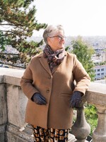 LA FIANCEE Jas Manteau Audrey Camel