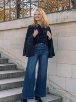 C&S The Label Nicole Pants Denim Dark Blue