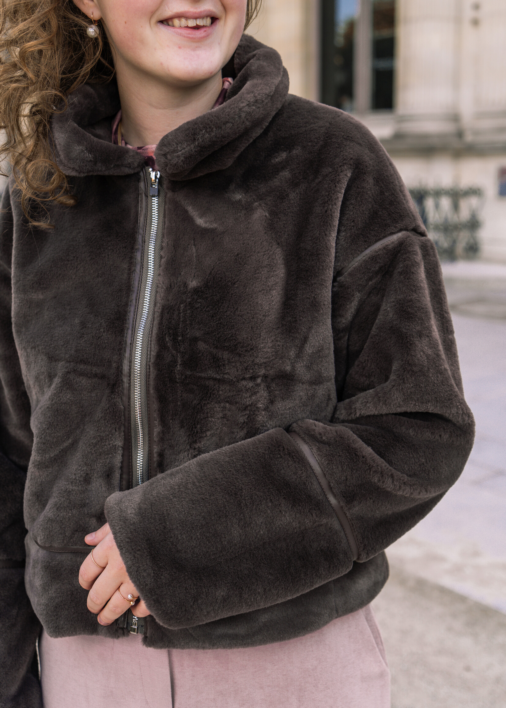 FLURESK Joey Coat Clay