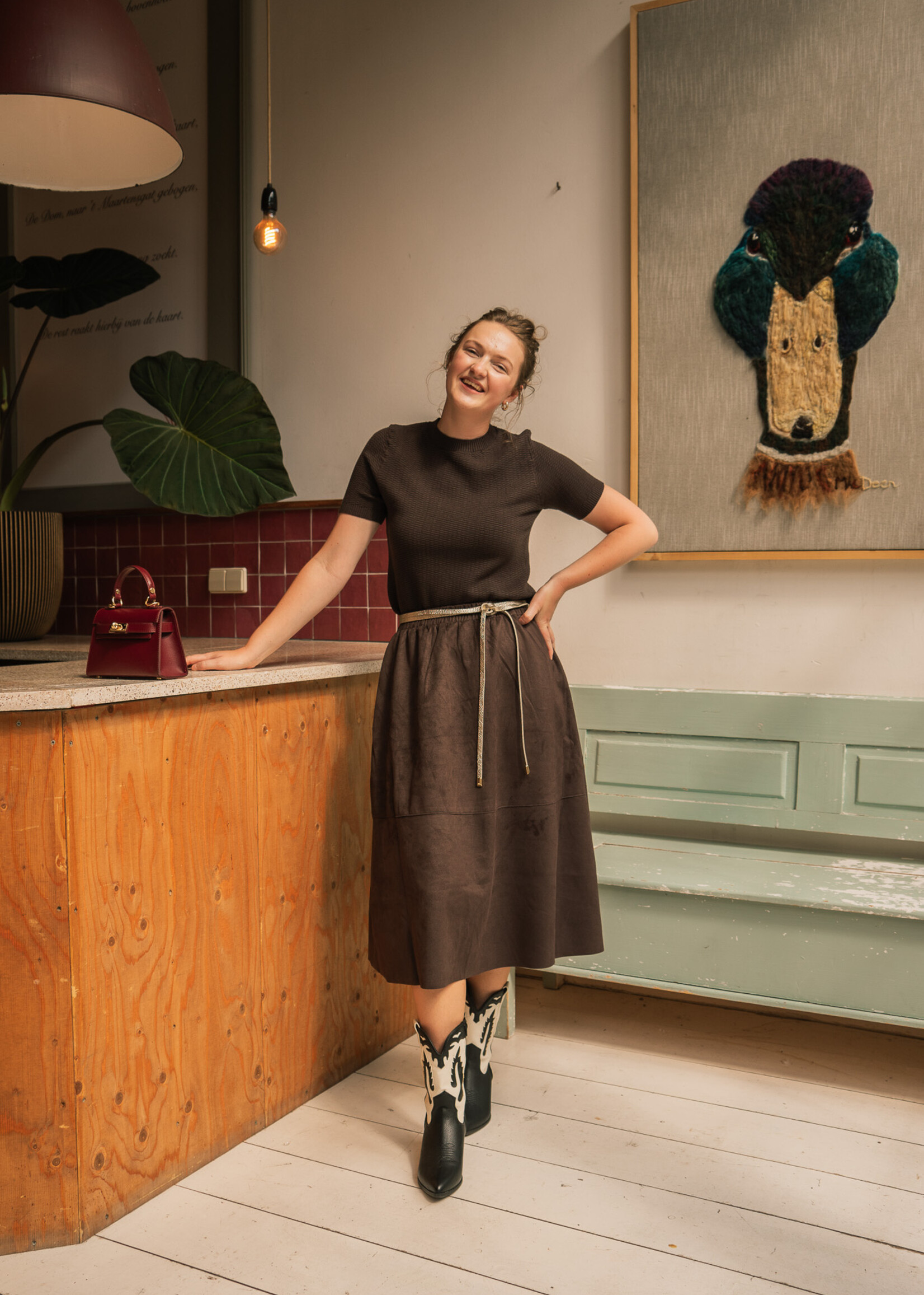 Knoopriem Gold (240 cm)