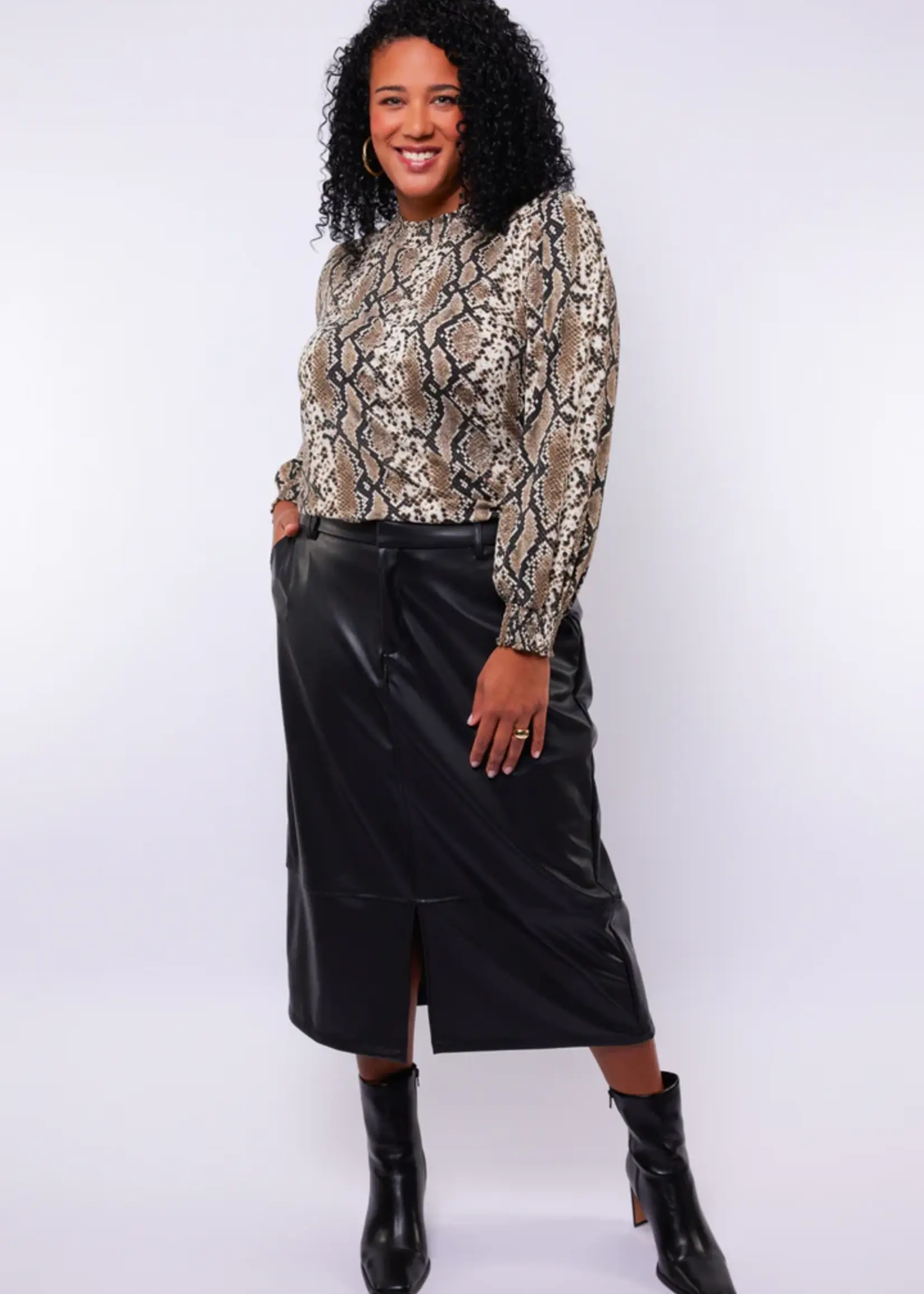 Exxcellent Joanna Skirt Black