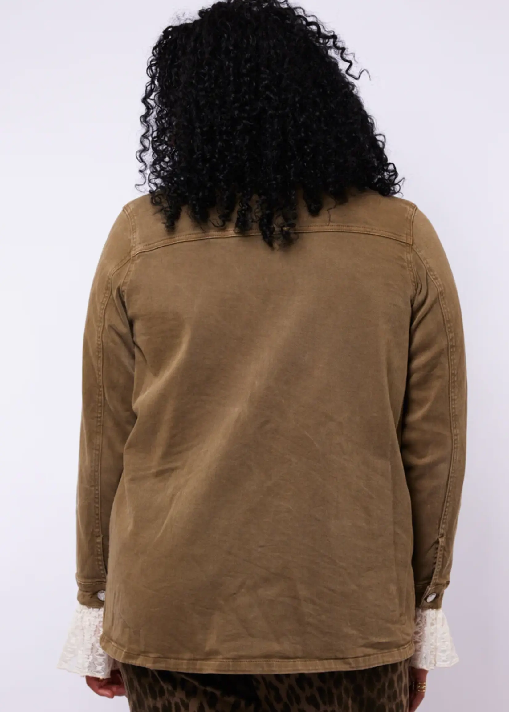 Exxcellent Riley Jacket Olive Green