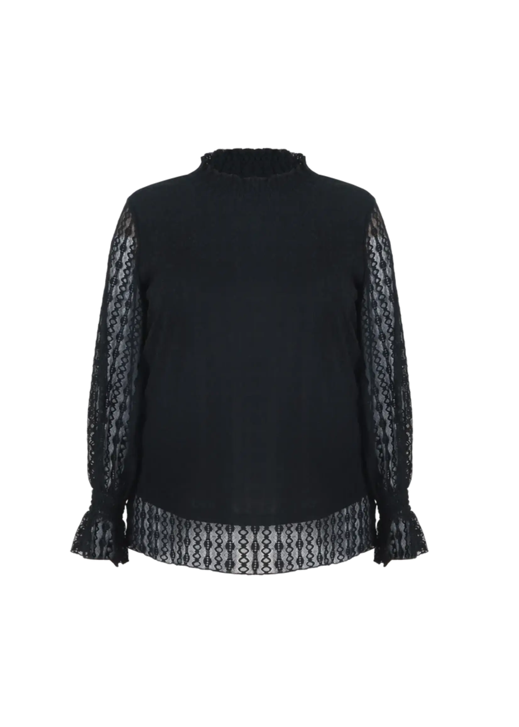 Exxcellent Cecilia Top Black