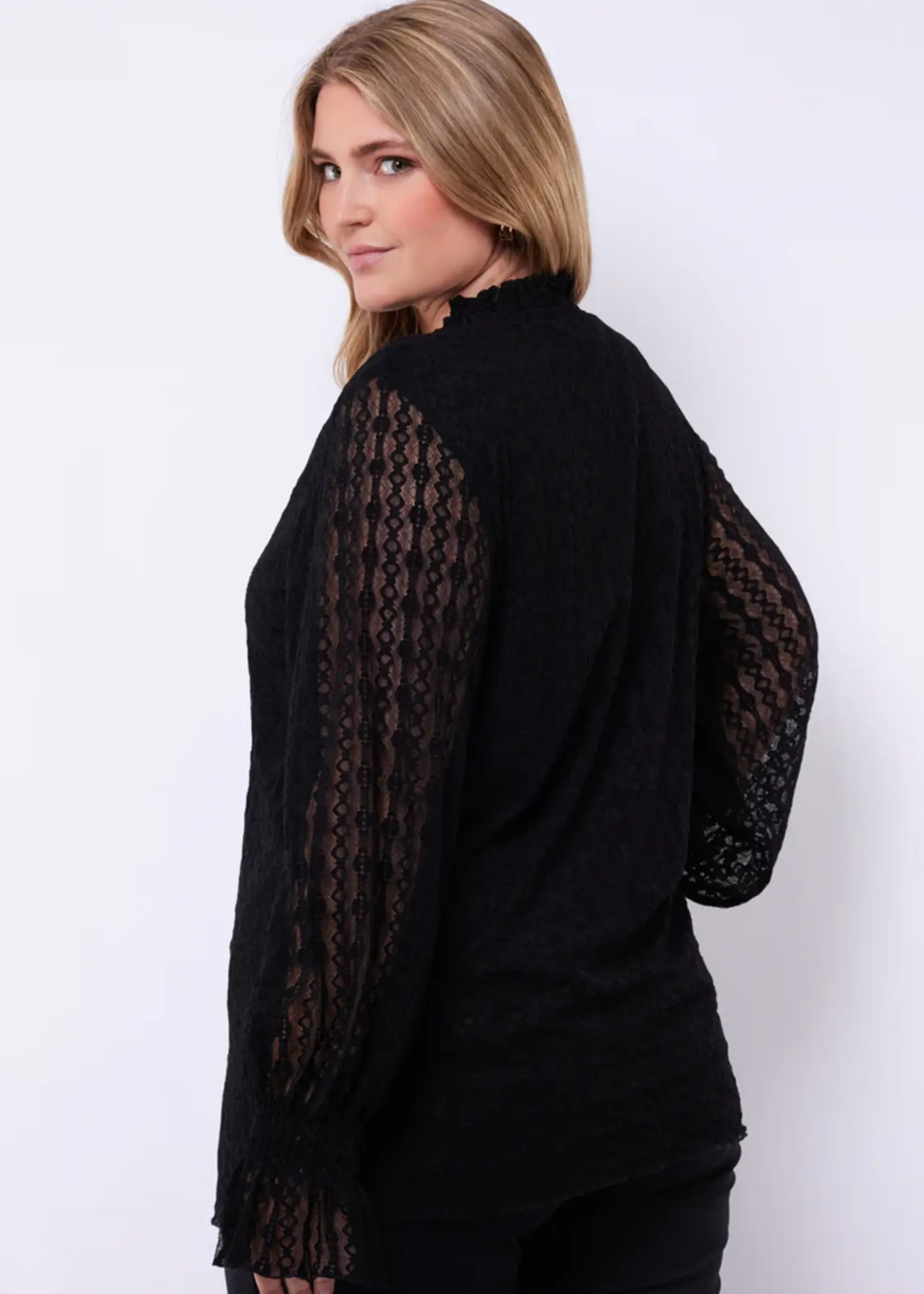 Exxcellent Cecilia Top Black