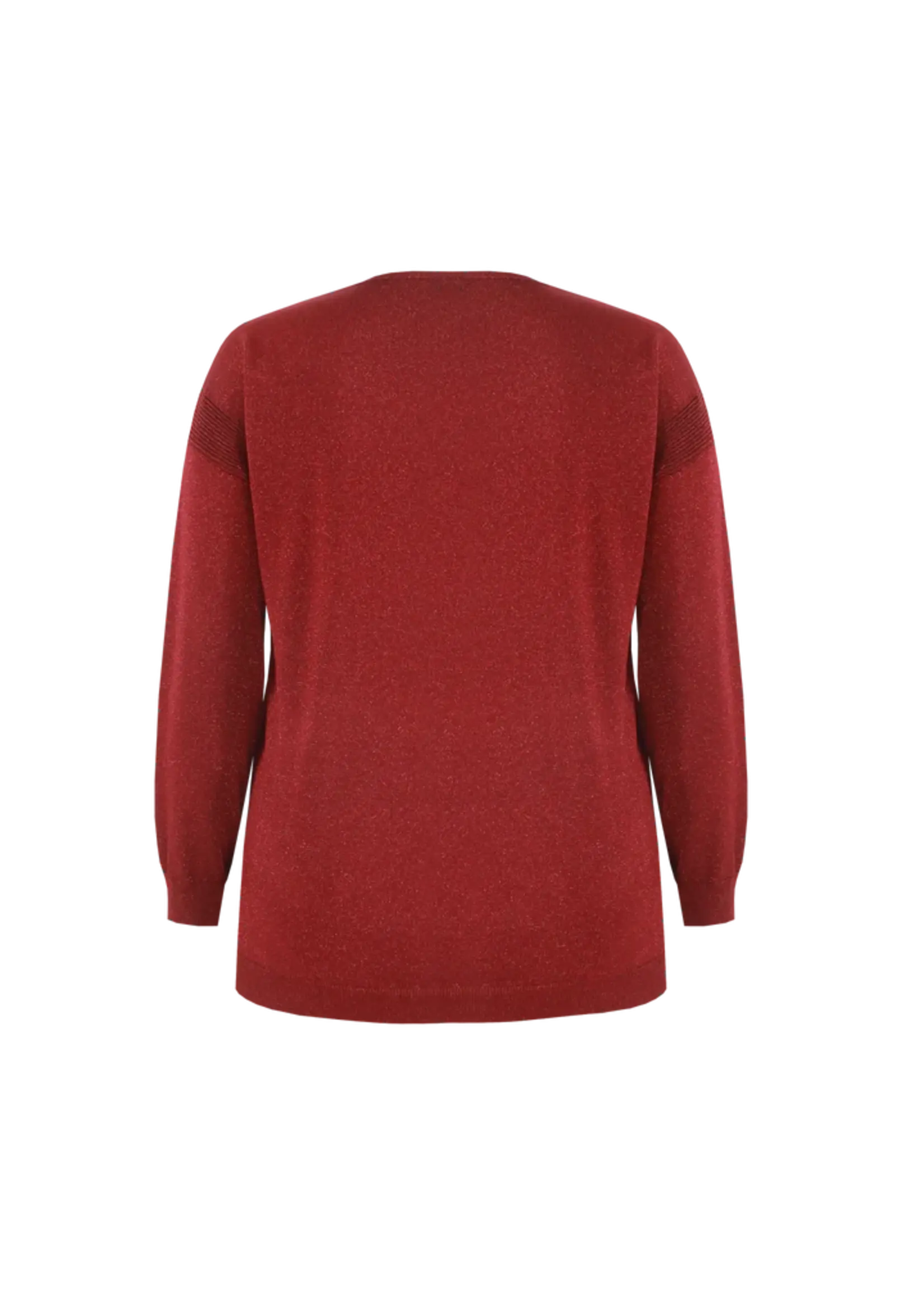 Exxcellent Kirsten Knit Pullover Amarone Cabernet