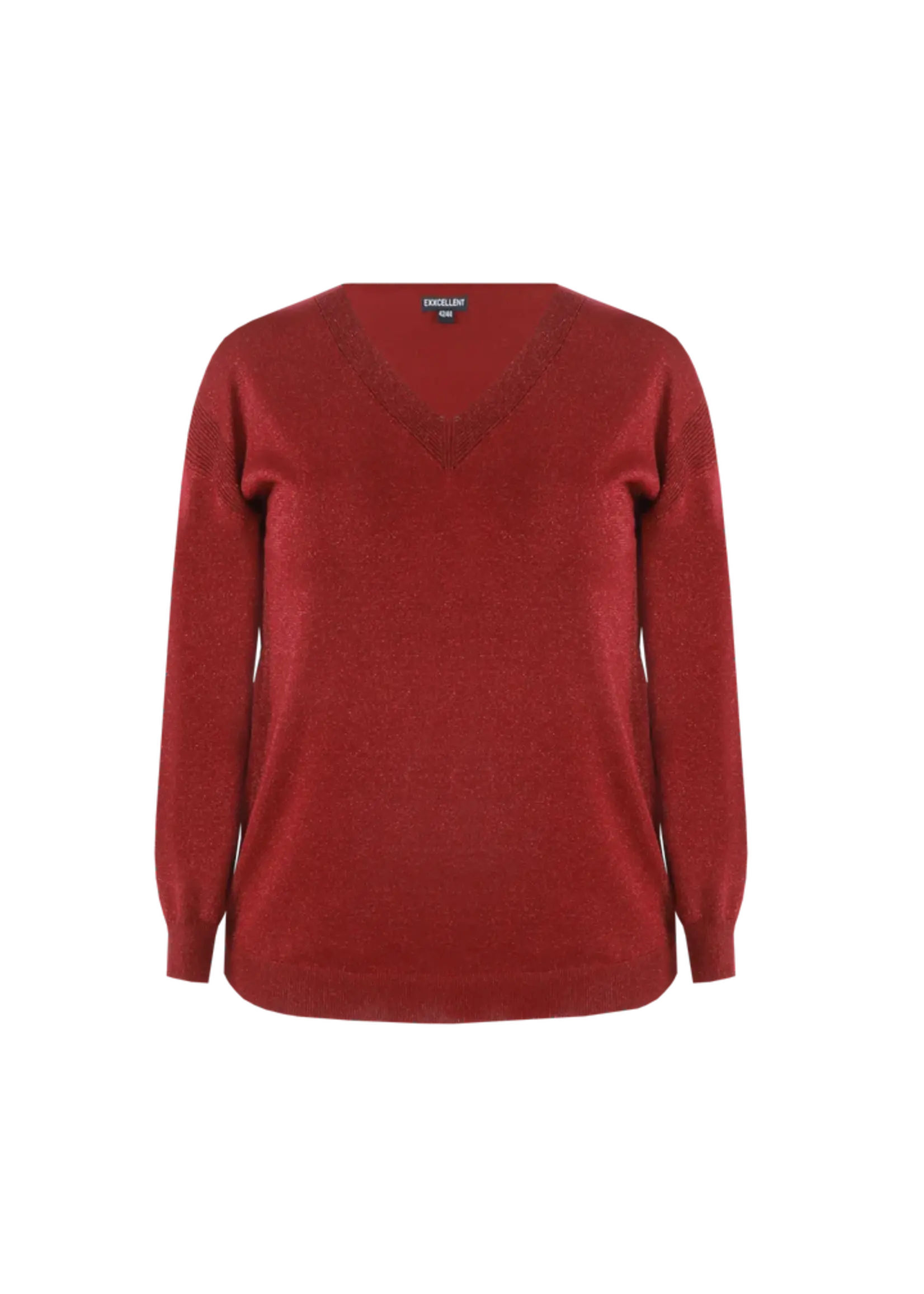 Exxcellent Kirsten Knit Pullover Amarone Cabernet