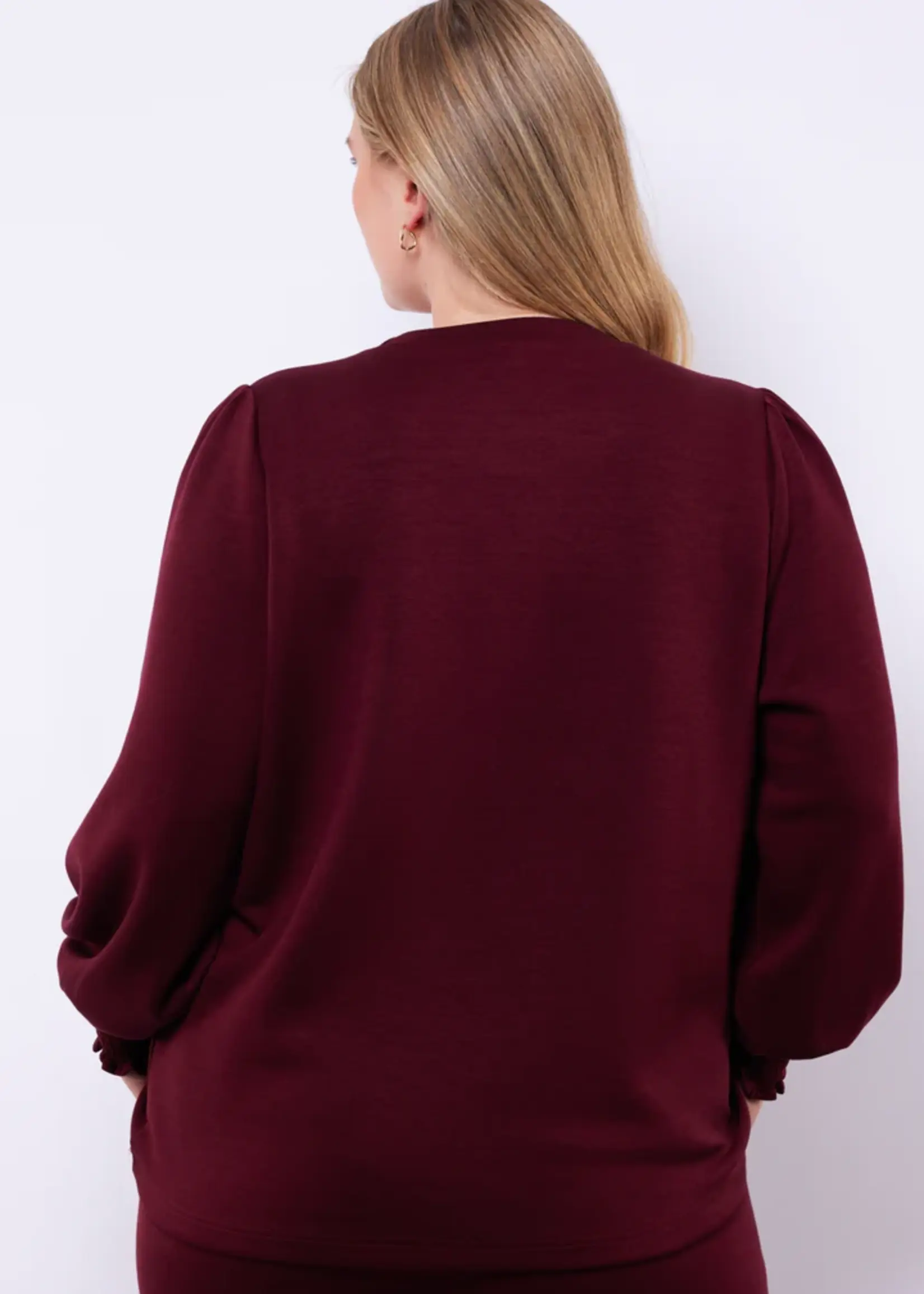 Exxcellent Livia Sweater Amarone Cabernet