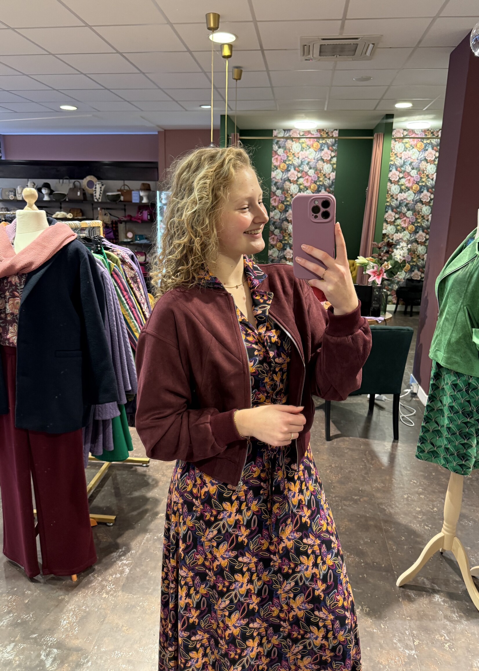 C&S The Label Judith Jacket Amarone Cabernet