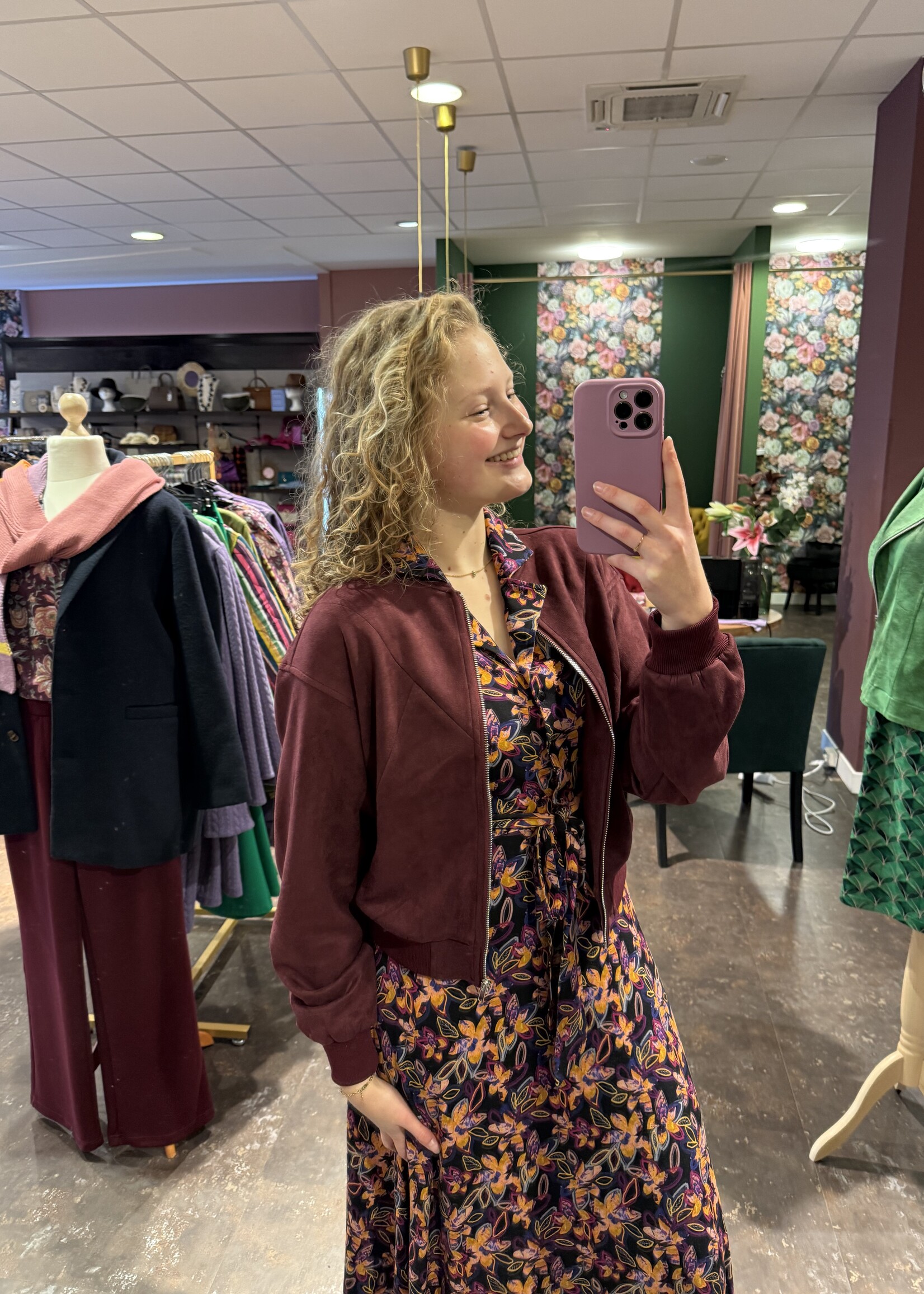 C&S The Label Judith Jacket Amarone Cabernet