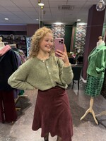 Maddie vestje gebreid Olive