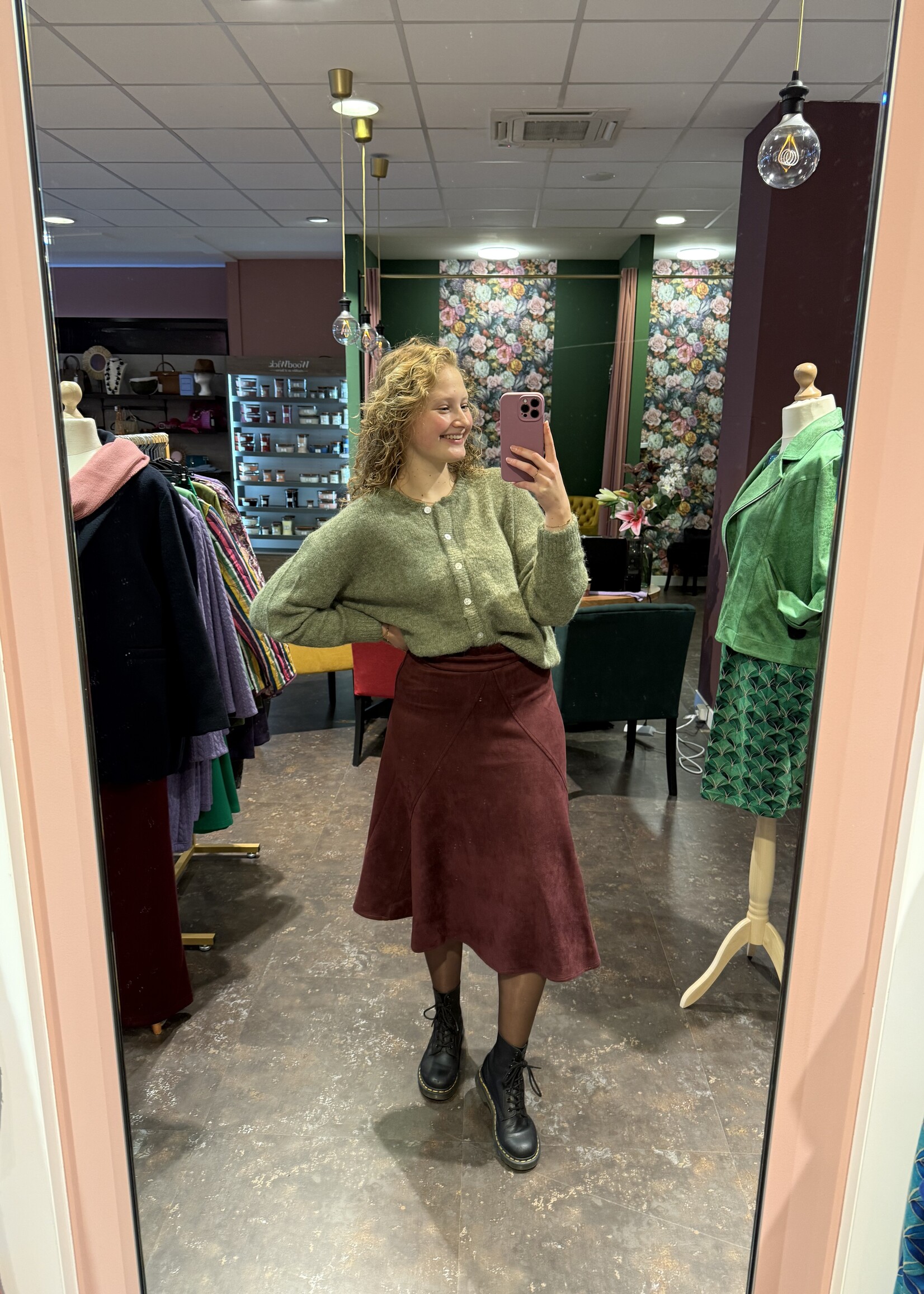 Maddie vestje gebreid Olive