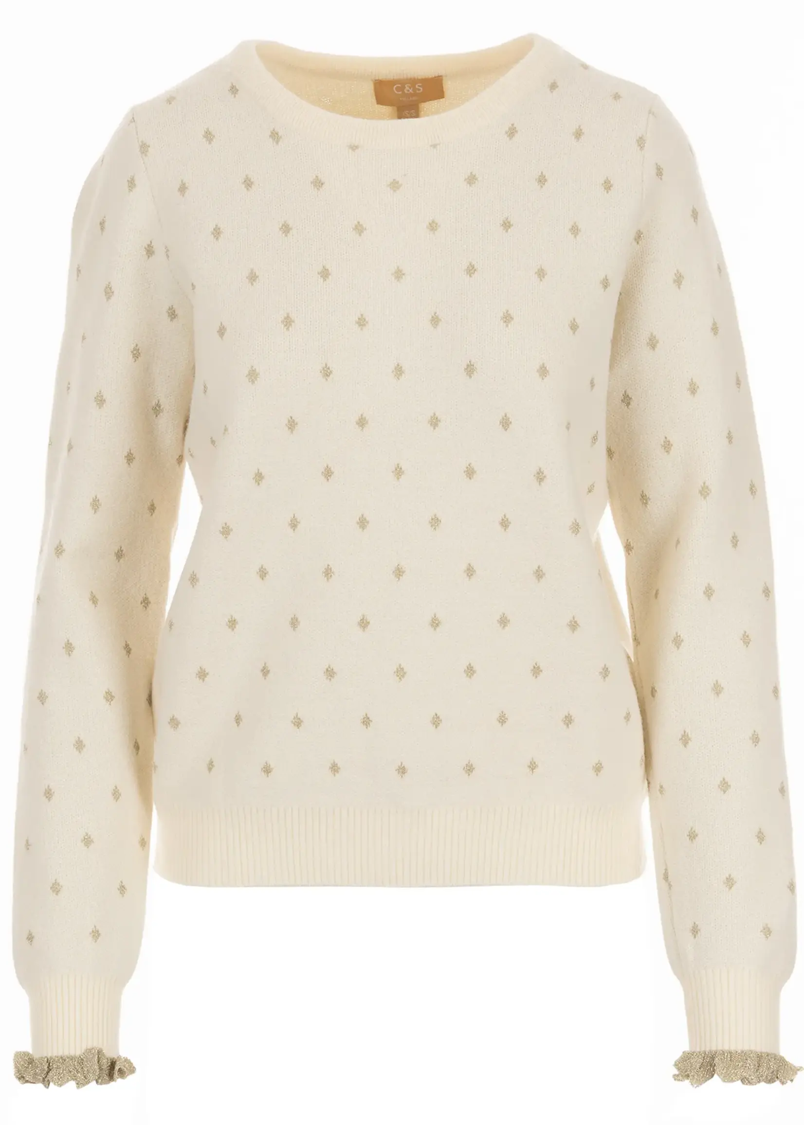 C&S The Label Jasmine Sweater Wool White