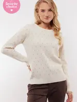 C&S The Label Jasmine Sweater Wool White