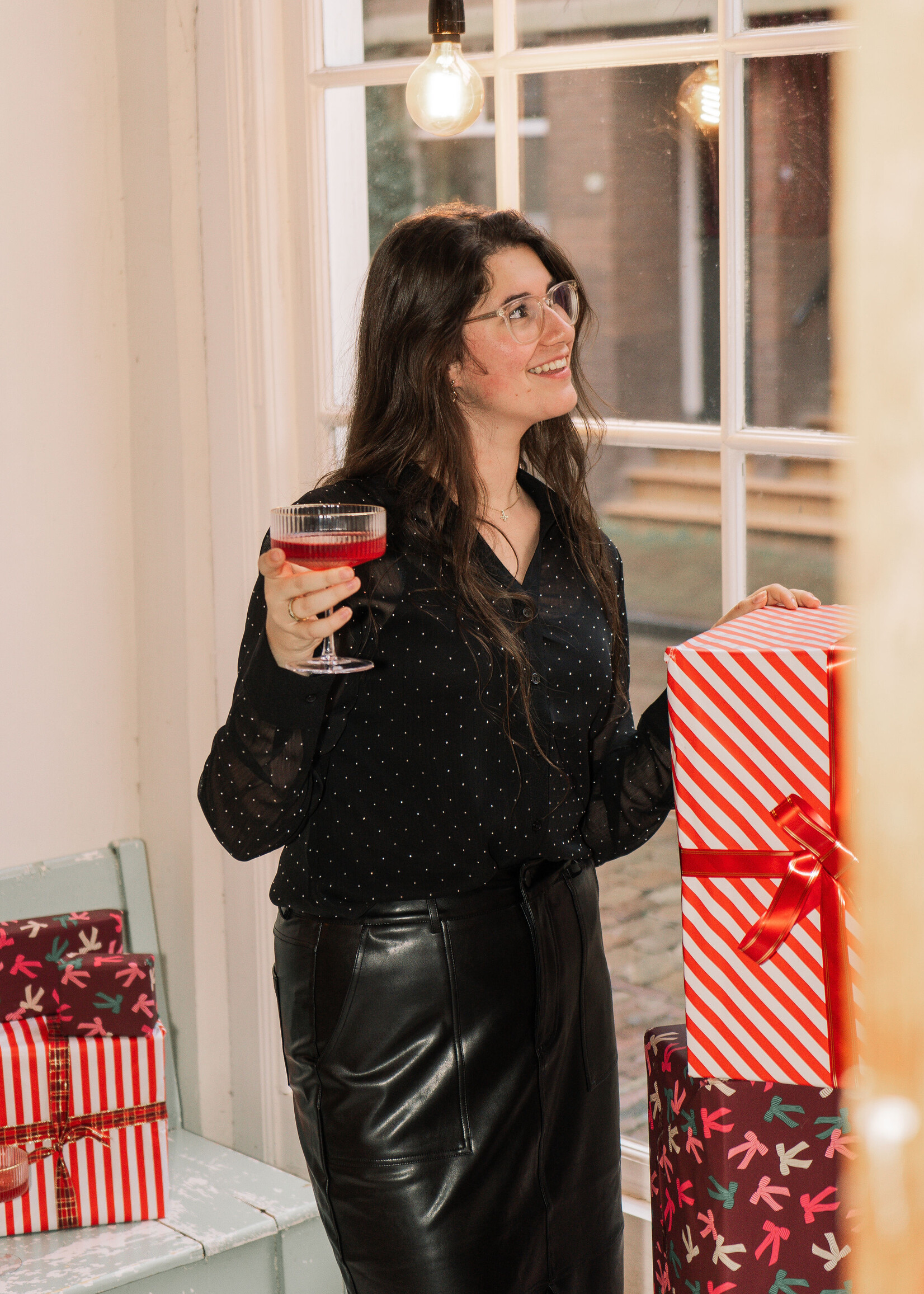 C&S The Label Layla Blouse Black