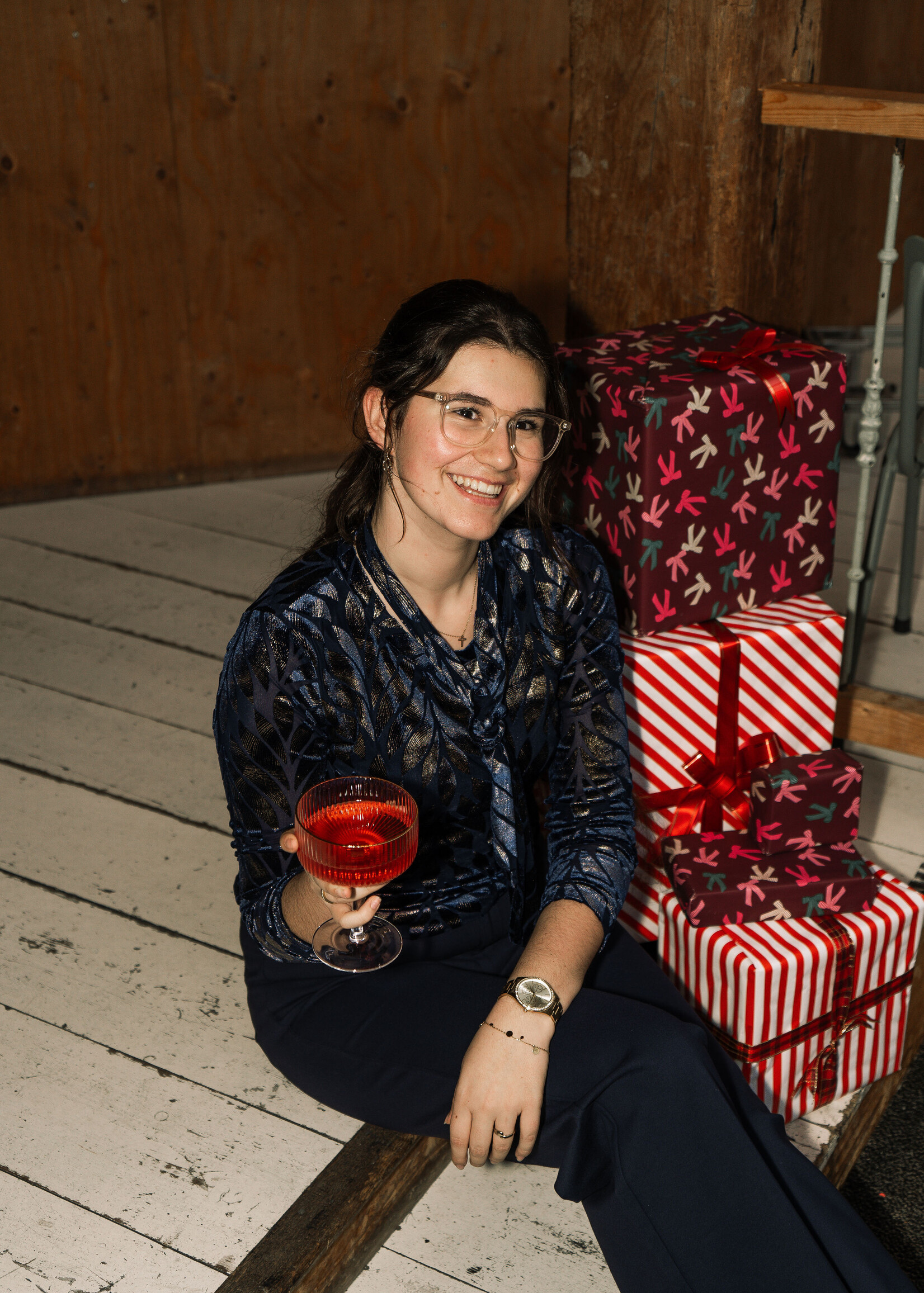 C&S The Label Tina Top Midnight Blue