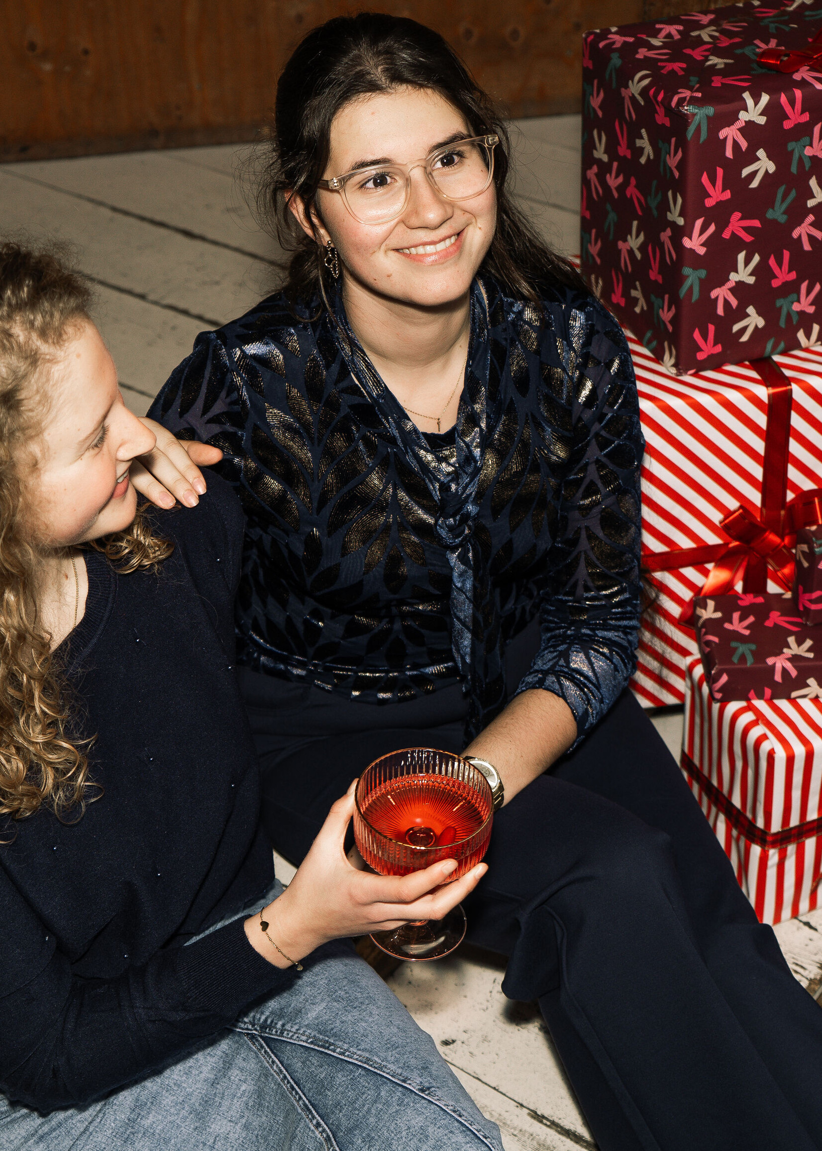 C&S The Label Tina Top Midnight Blue