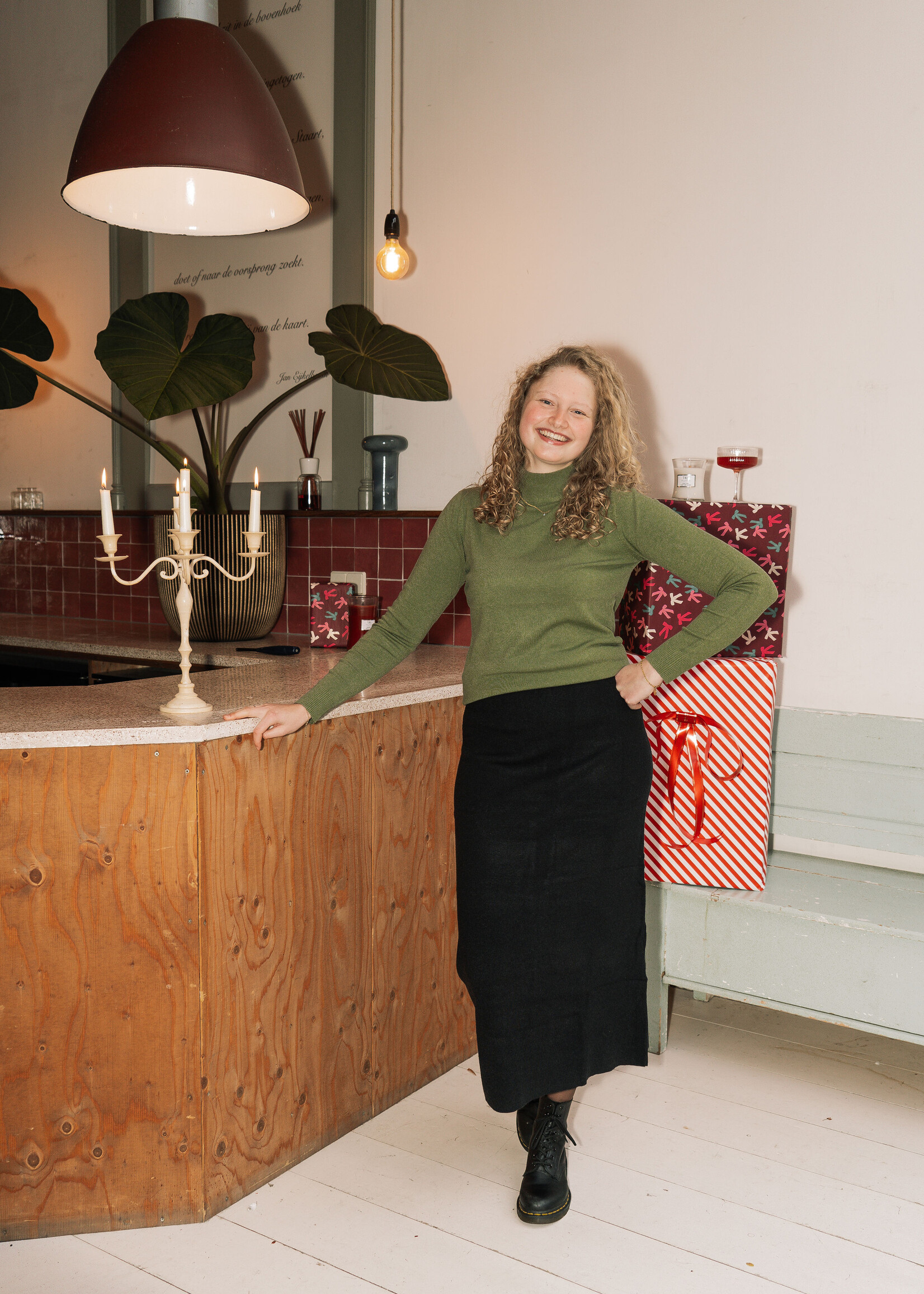 C&S The Label Suzanne Knit Skirt Maat XS/S