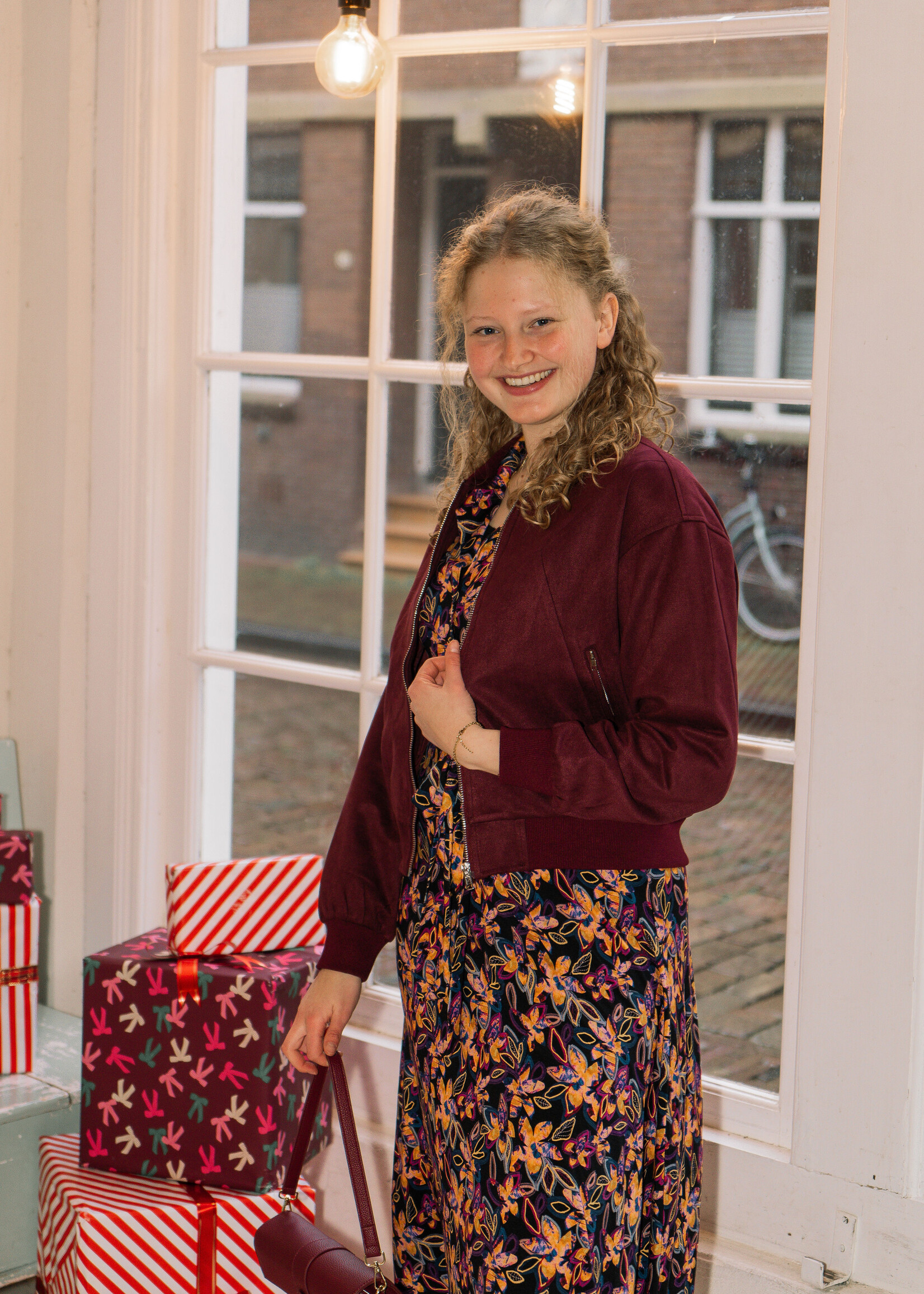 C&S The Label Judith Jacket Amarone Cabernet