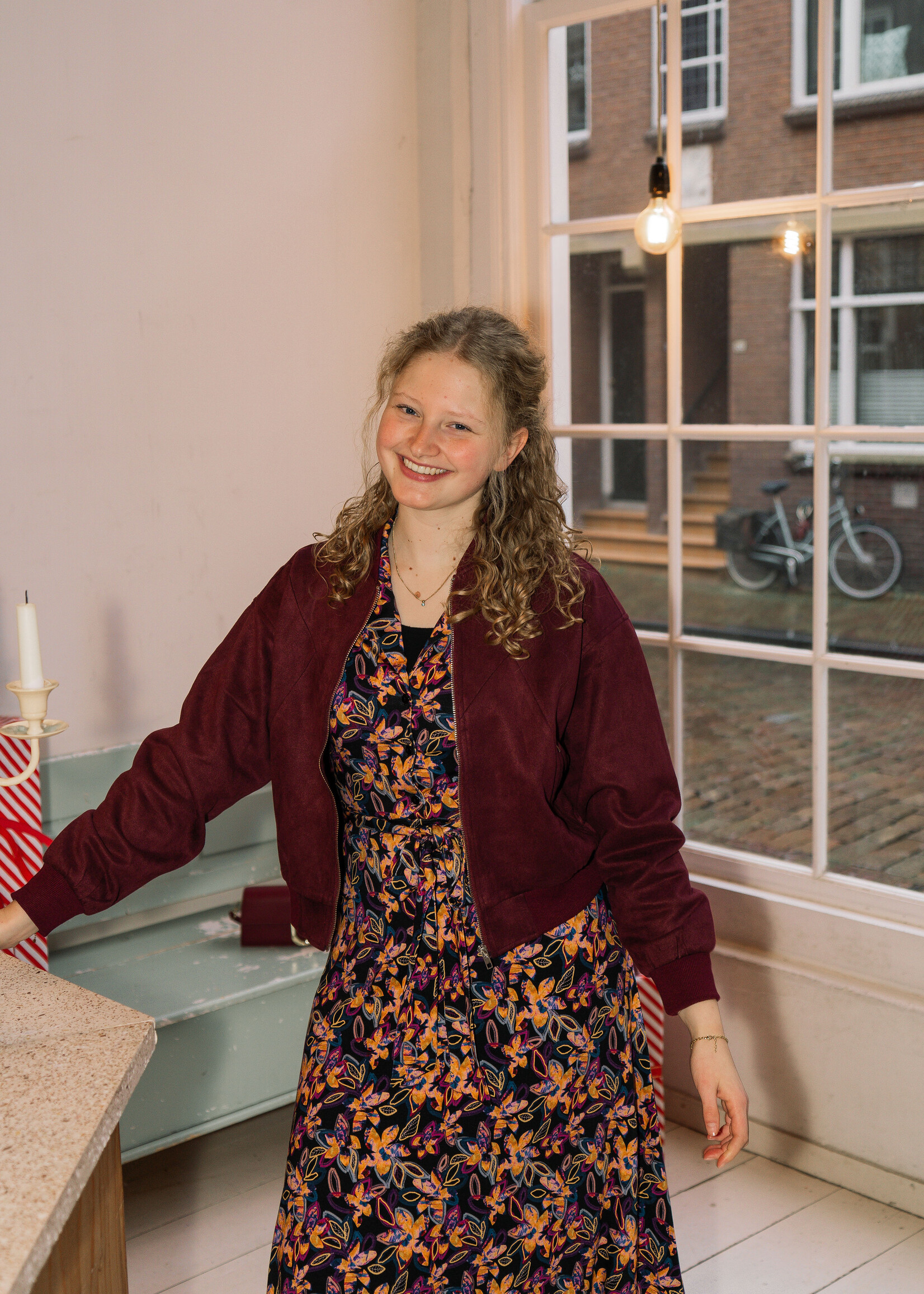 LaLamour Helena Dress Bright Autumn Flowers