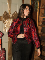 Bomber Lies Jacket Pink/Red