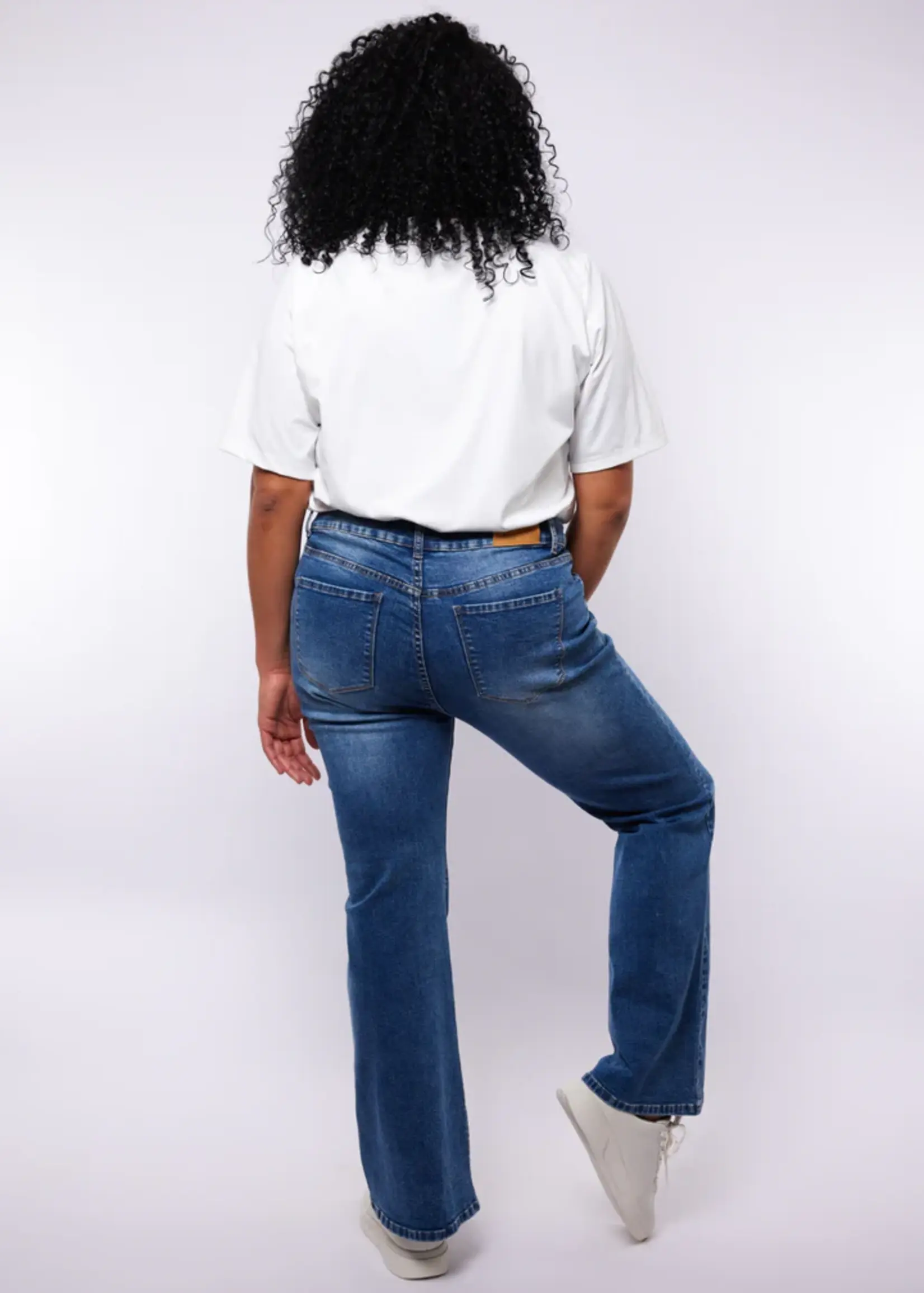 Exxcellent Loes Flared Jeans Denim Dark Blue