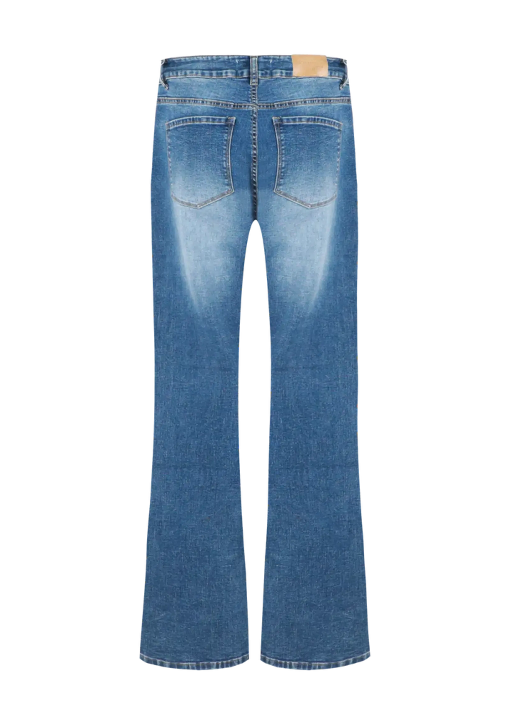 Exxcellent Loes Flared Jeans Denim Dark Blue