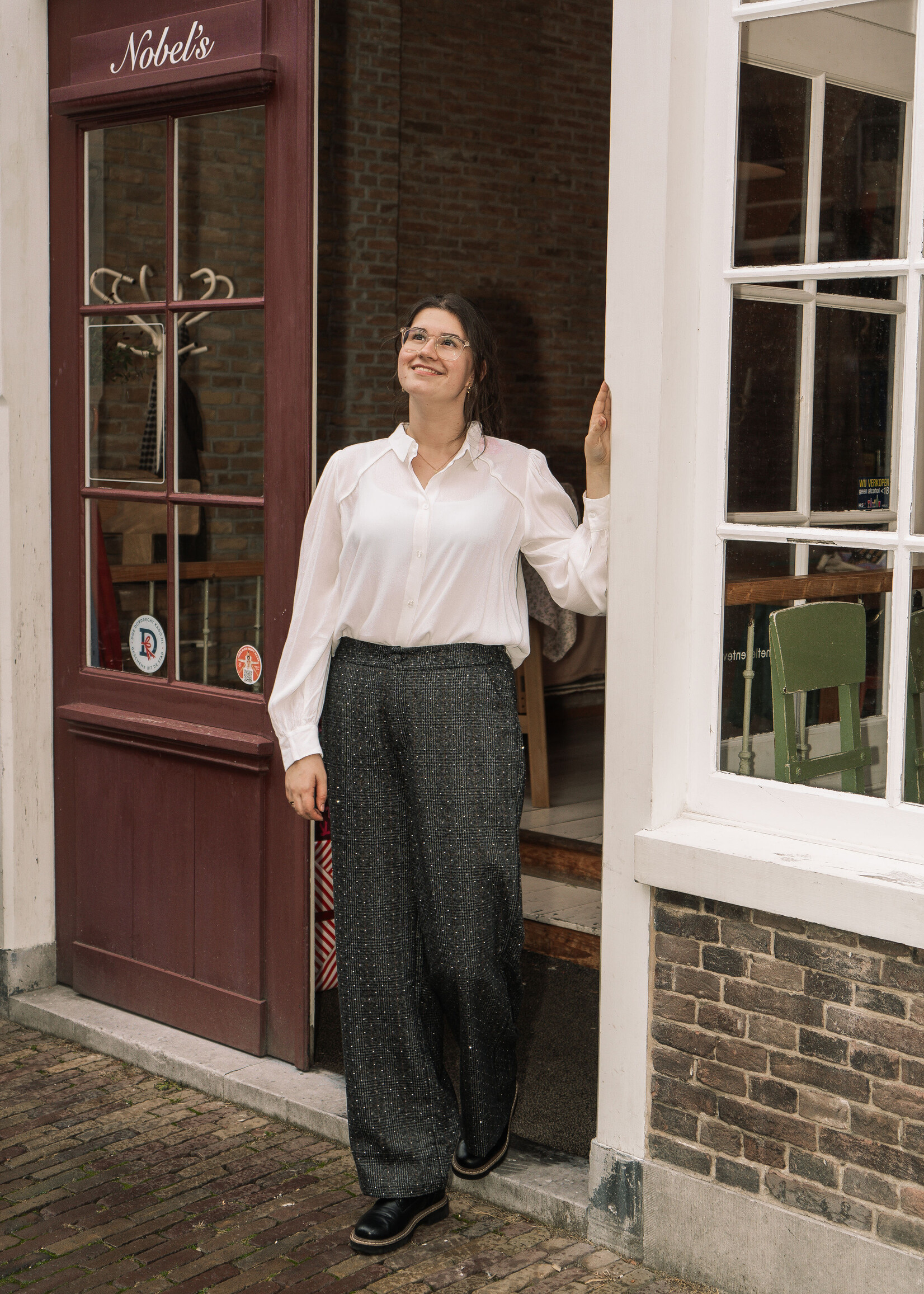 C&S The Label Libby Blouse Offwhite