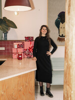 C&S The Label Dalia Knit Dress Black