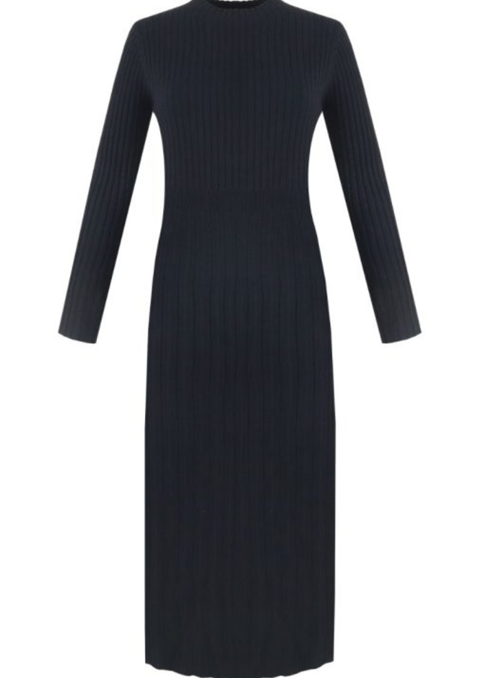 C&S The Label Dalia Knit Dress Black