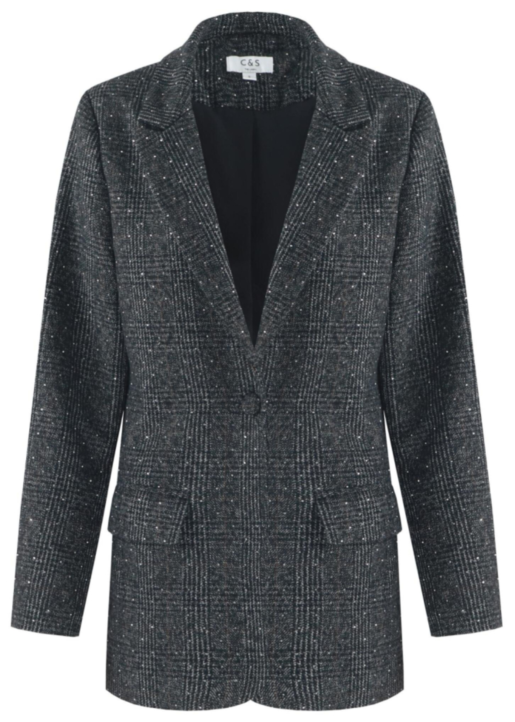 C&S The Label Belinda Blazer Dark Grey