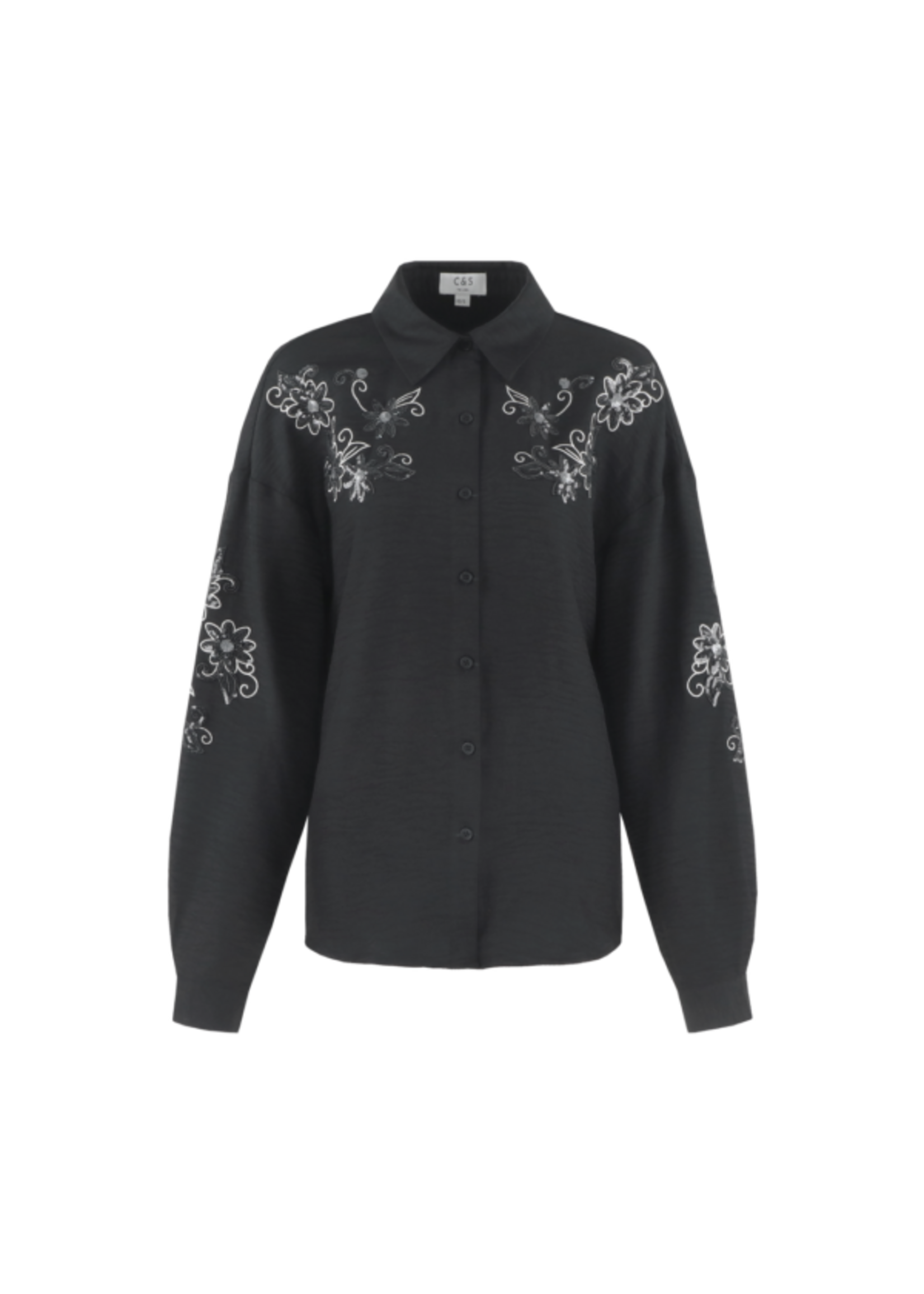 C&S The Label Loretta Blouse Black