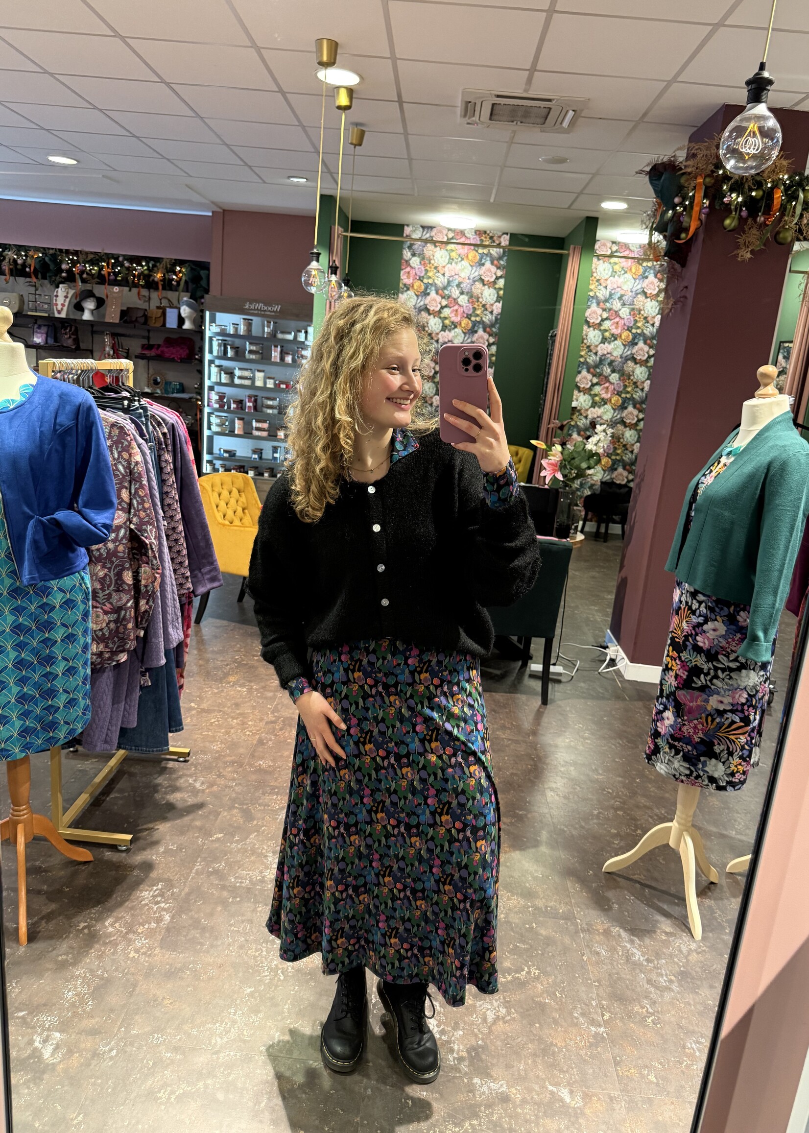 Maddie vestje gebreid Black