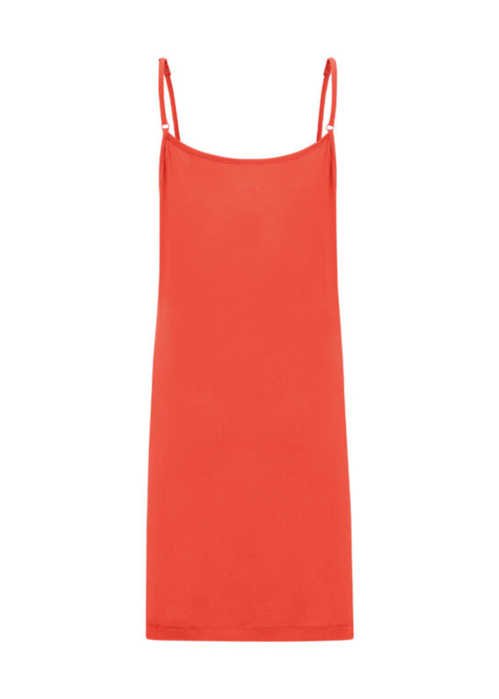 Upsa Upsa Onderjurkje kant - Koraalrood XL/XXL