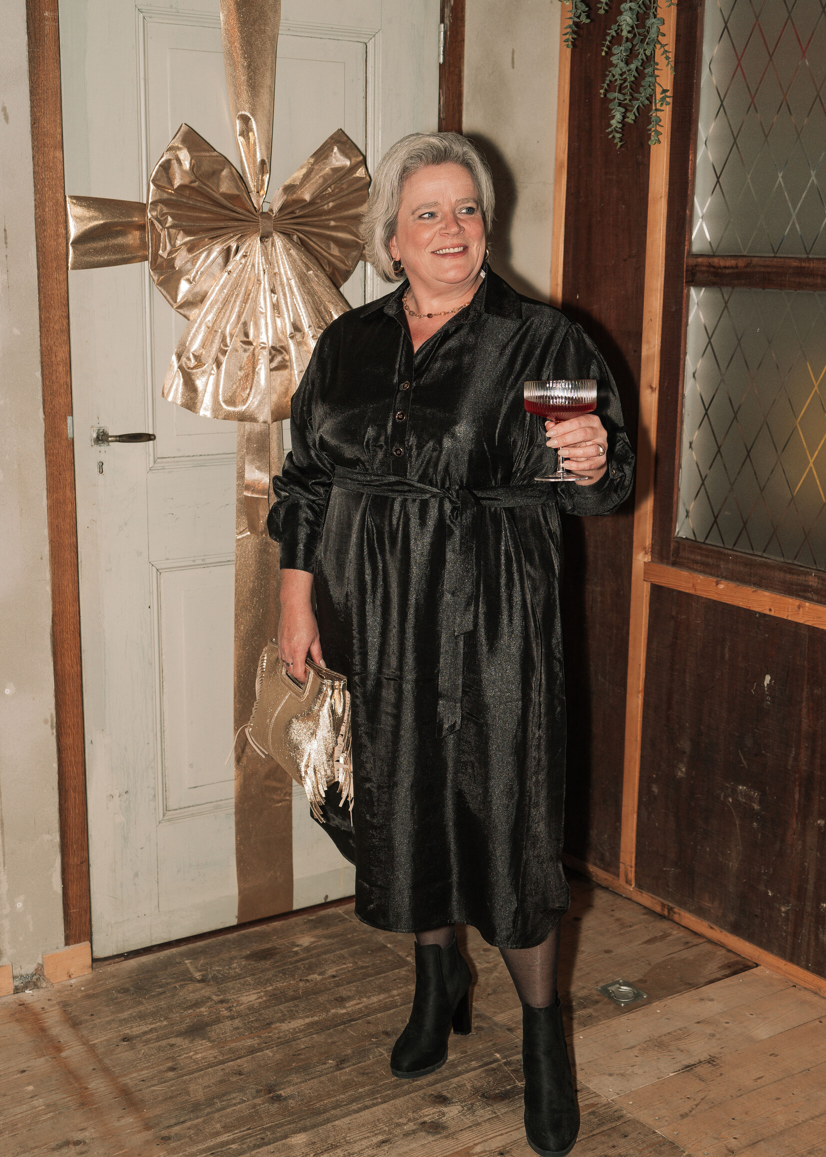 Exxcellent Erica Dress Black