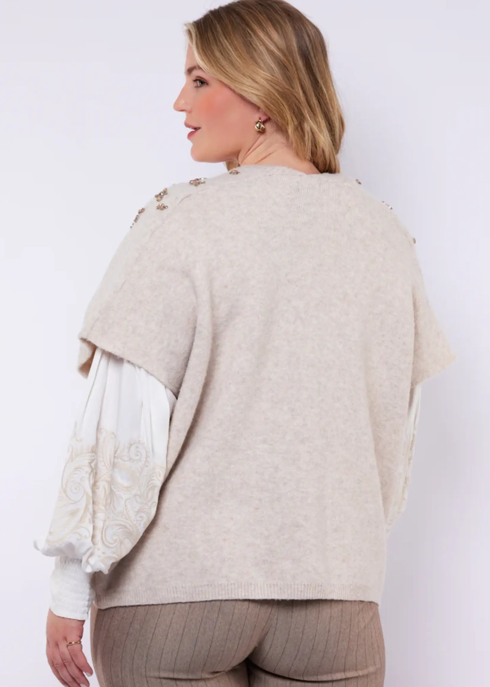 Exxcellent Sanna Knit Gilet Sand Maat 46/48