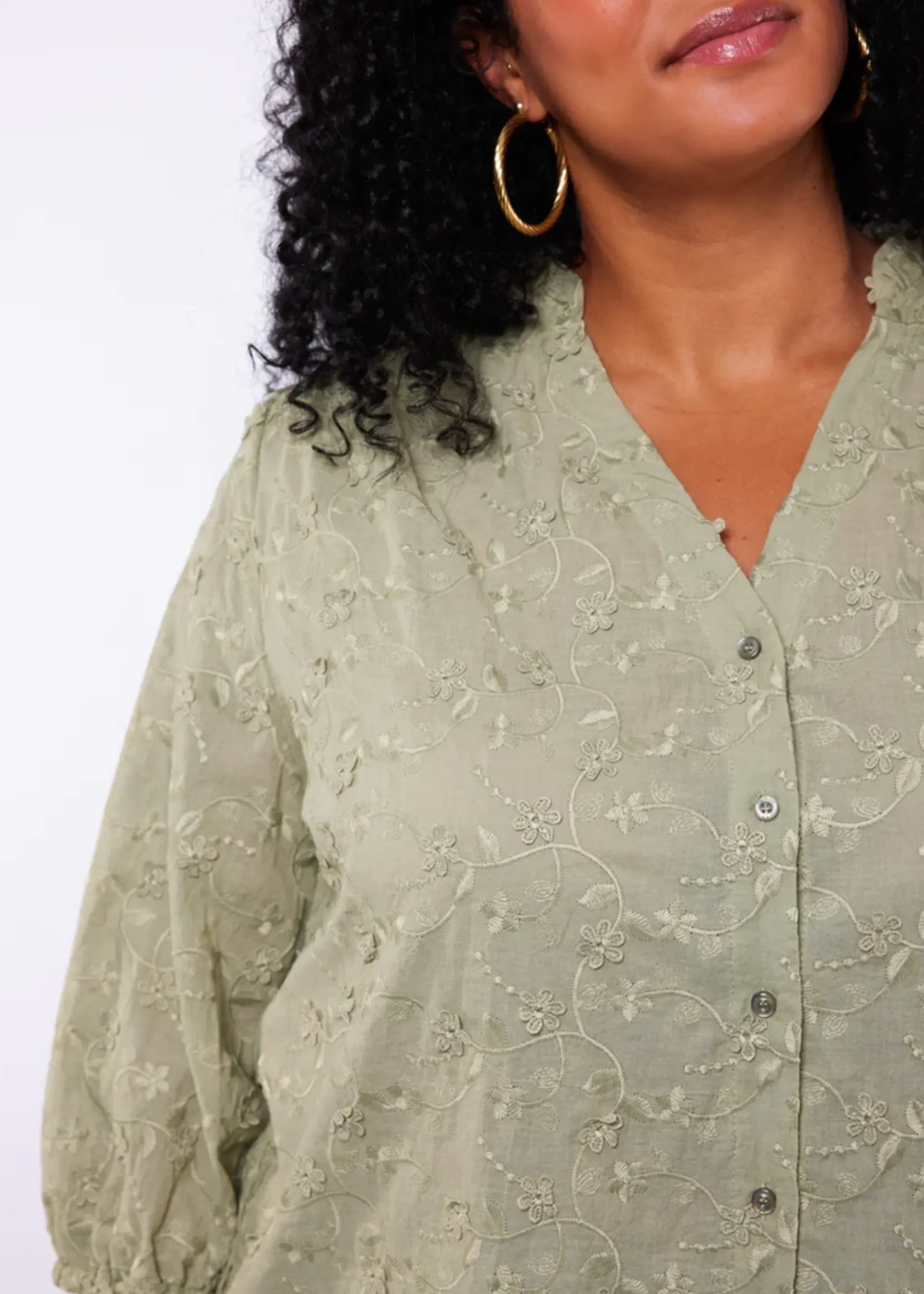 Exxcellent Tessa Blouse Light Moss