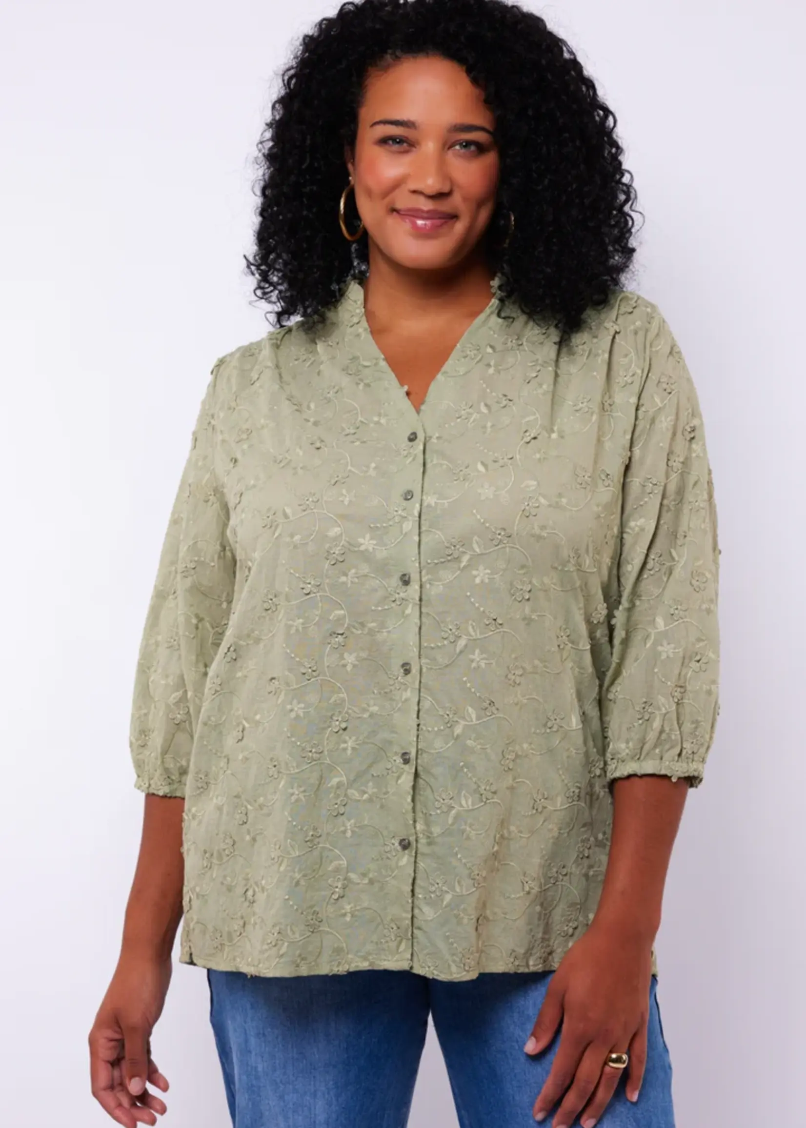 Exxcellent Tessa Blouse Light Moss