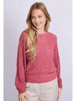 C&S The Label Khloe Knit Pullover Slate Rose