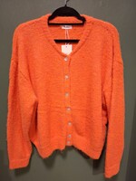 Maddie vestje gebreid Orange