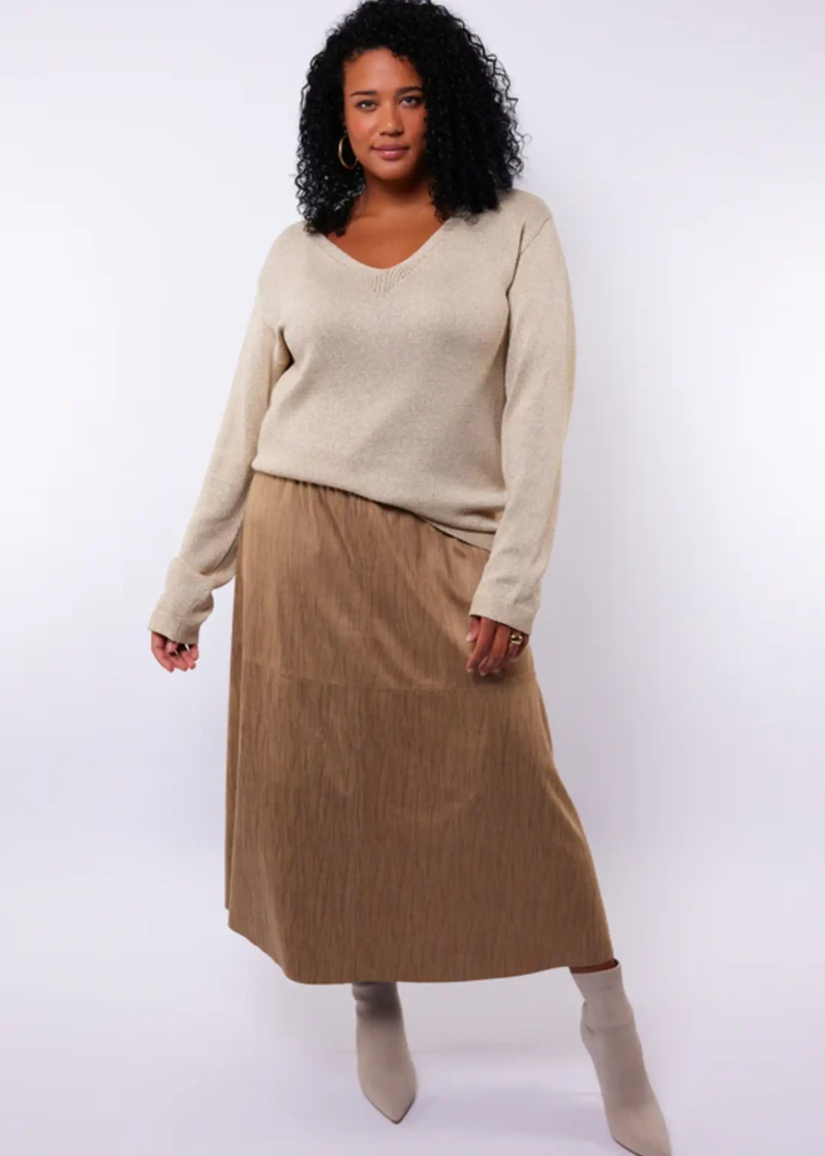 Exxcellent Selin Skirt Khaki