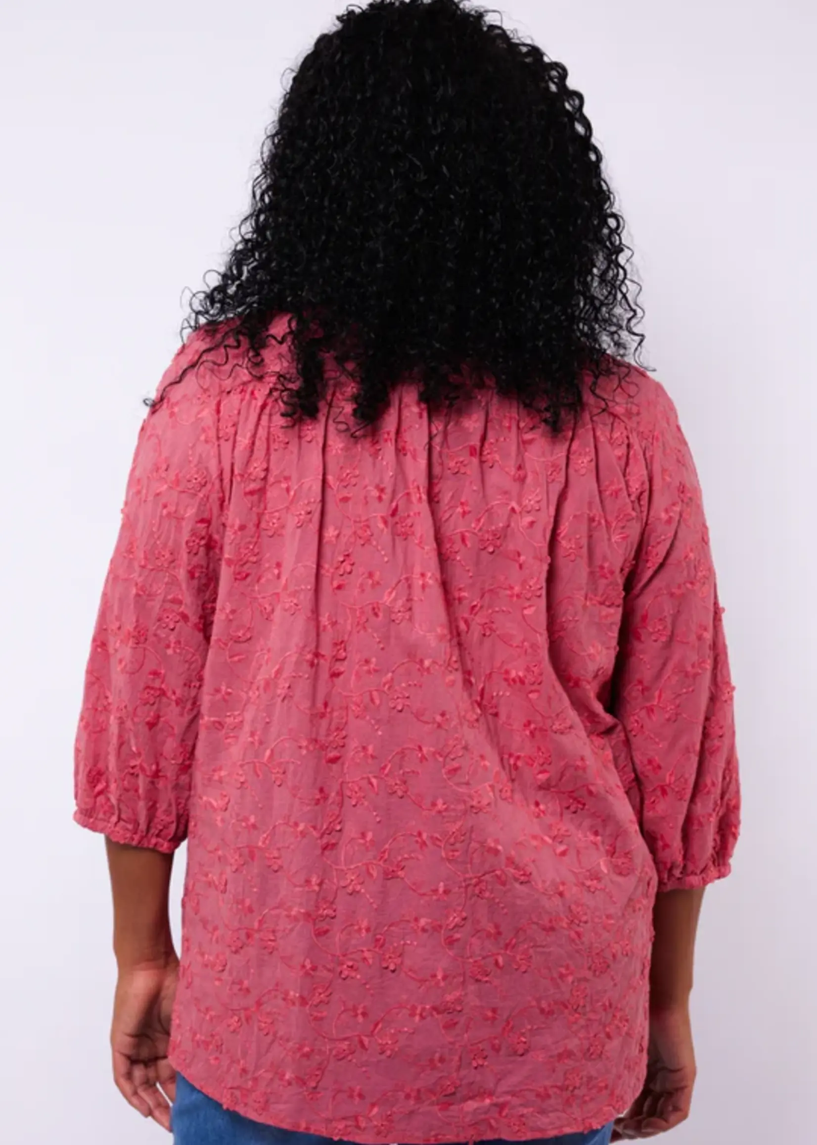Exxcellent Tessa Blouse Slate Rose